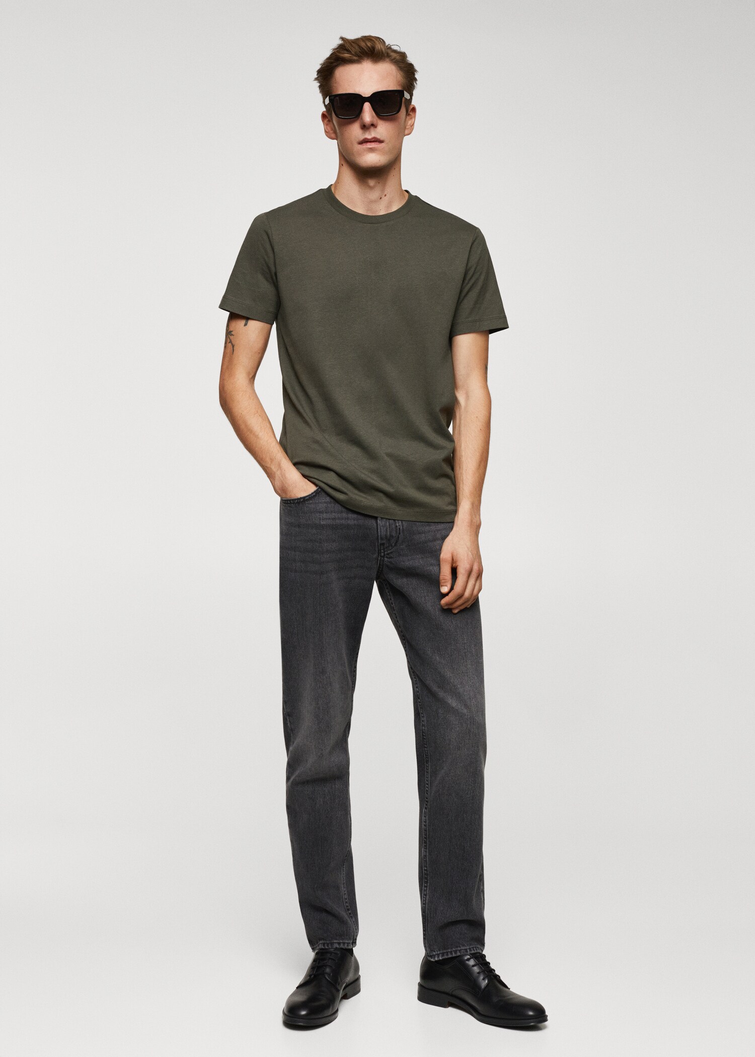 Essential cotton-blend T-shirt - General plane