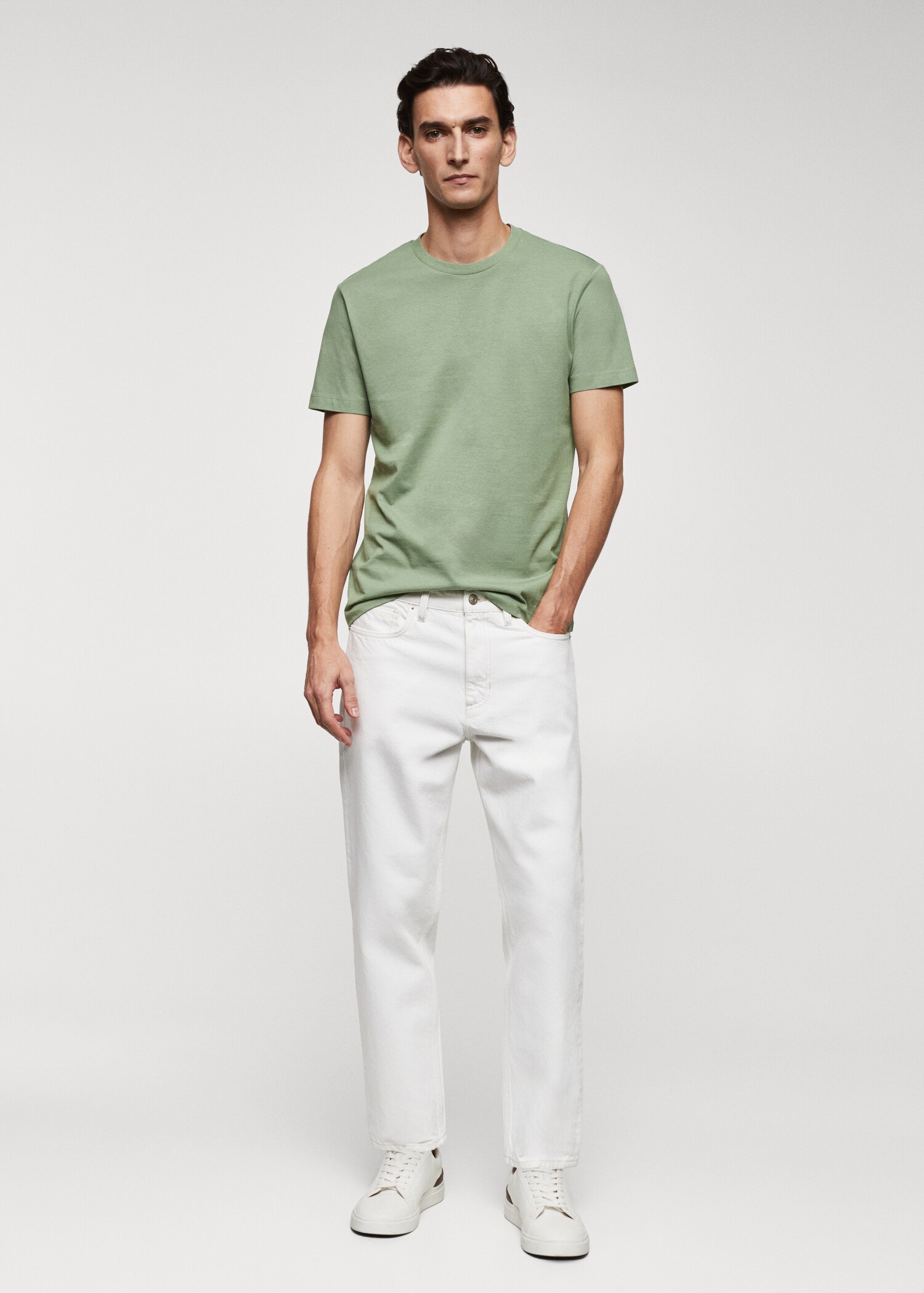 Essential cotton-blend T-shirt - General plane
