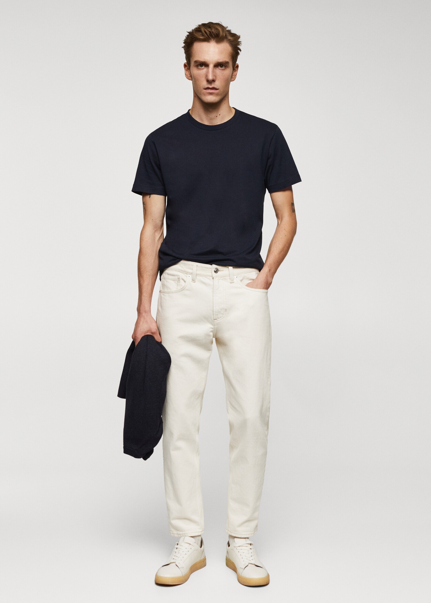 Essential cotton-blend T-shirt - General plane
