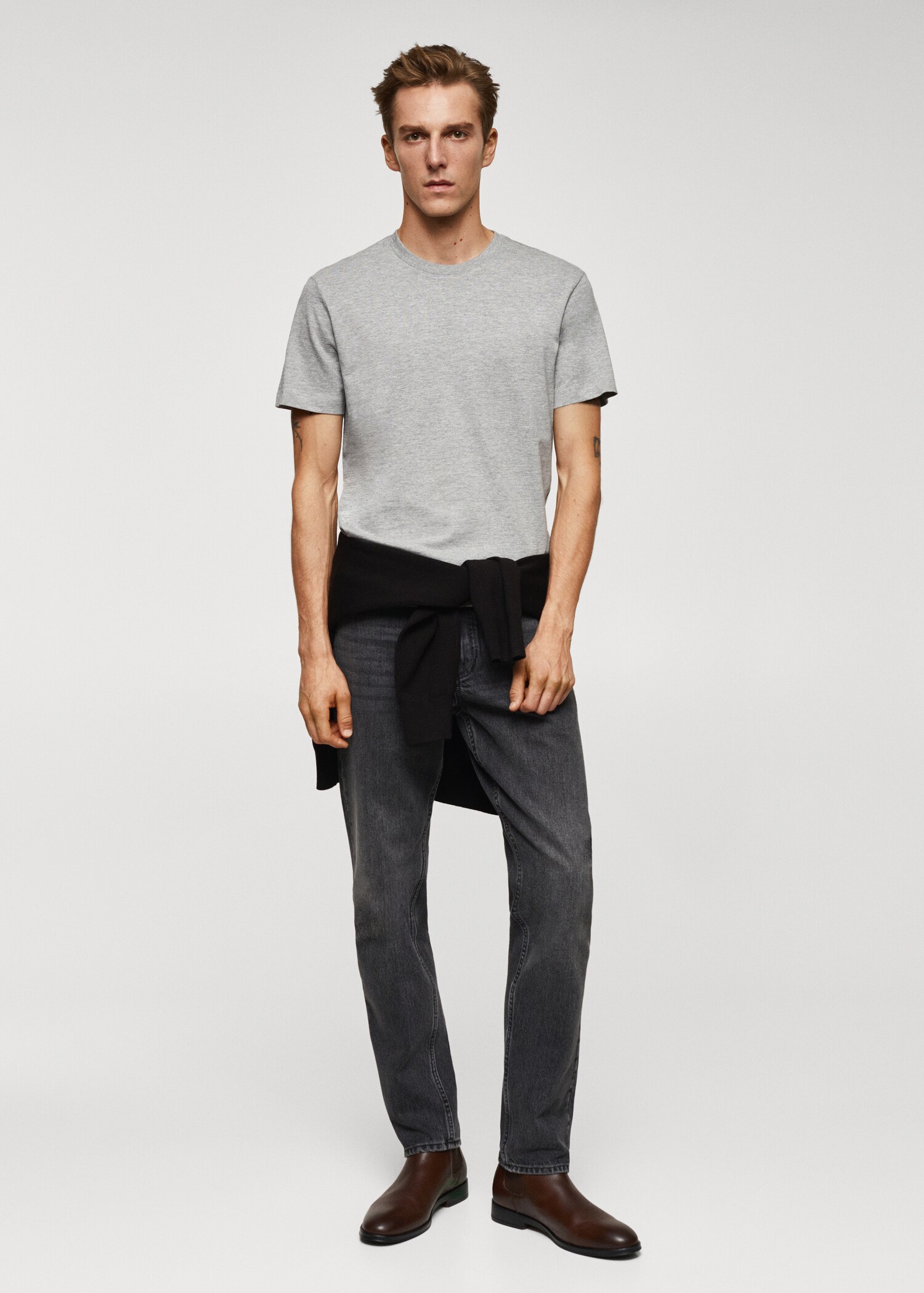 Essential cotton-blend T-shirt - General plane