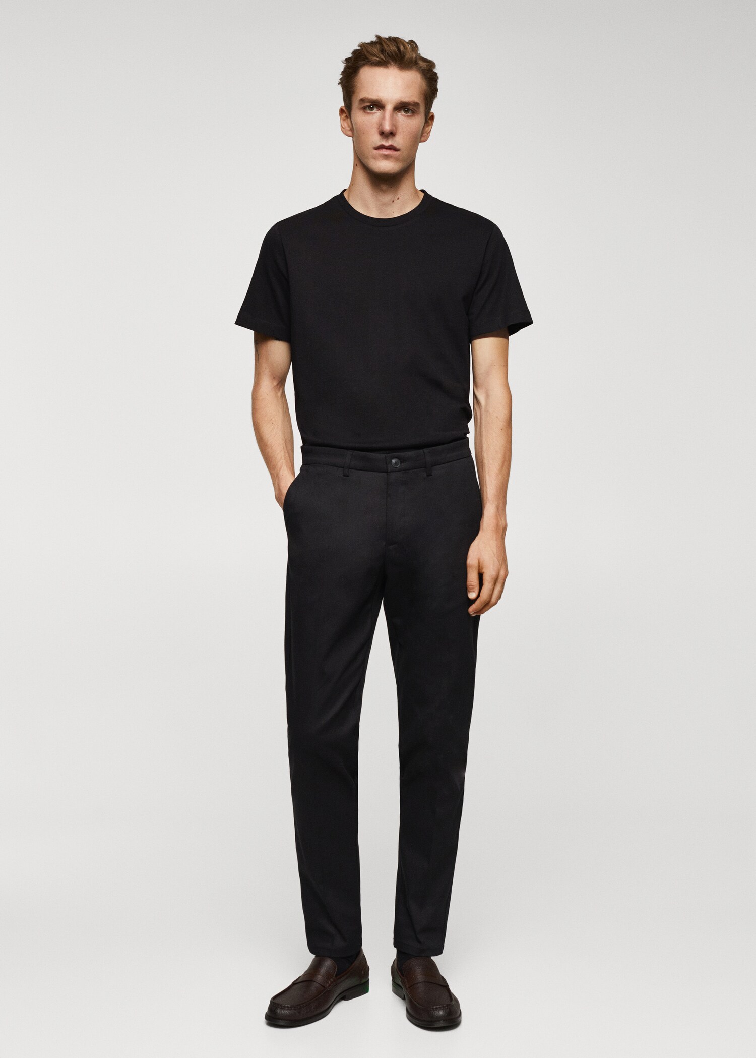 Essential cotton-blend T-shirt - General plane