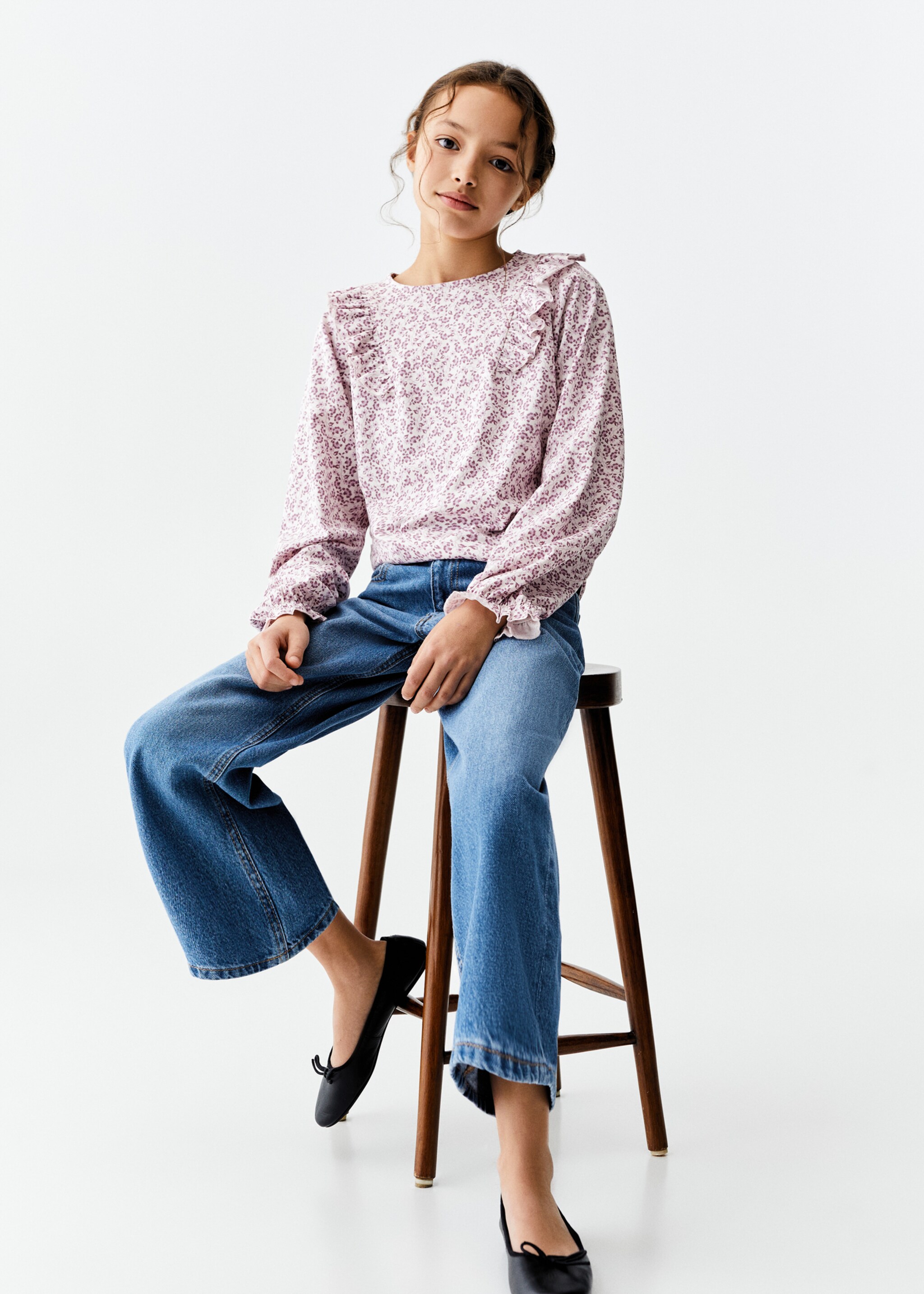 Printed long sleeve t-shirt - General plane