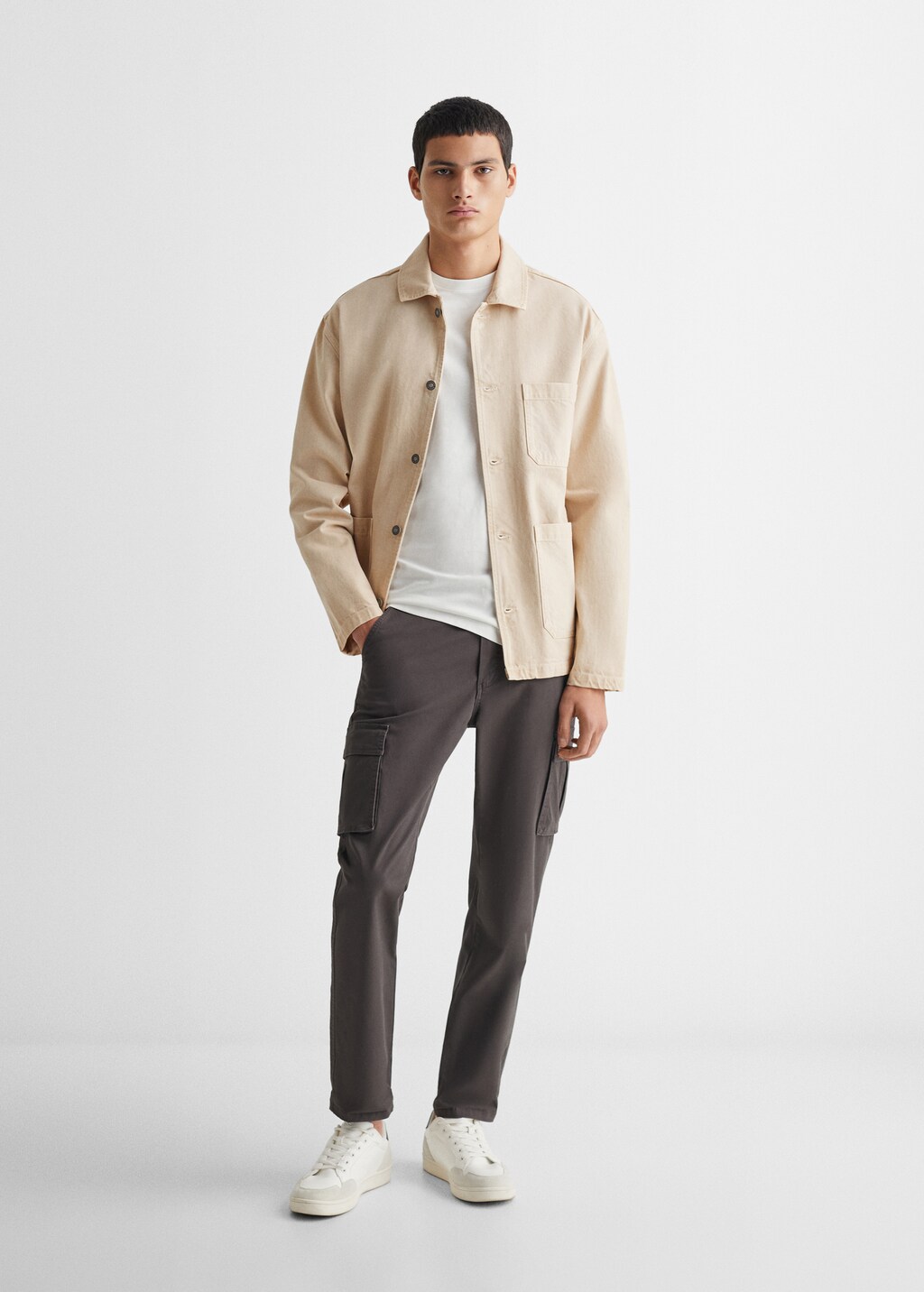 Chest-pocket overshirt - Teen Boy | MANGO OUTLET USA