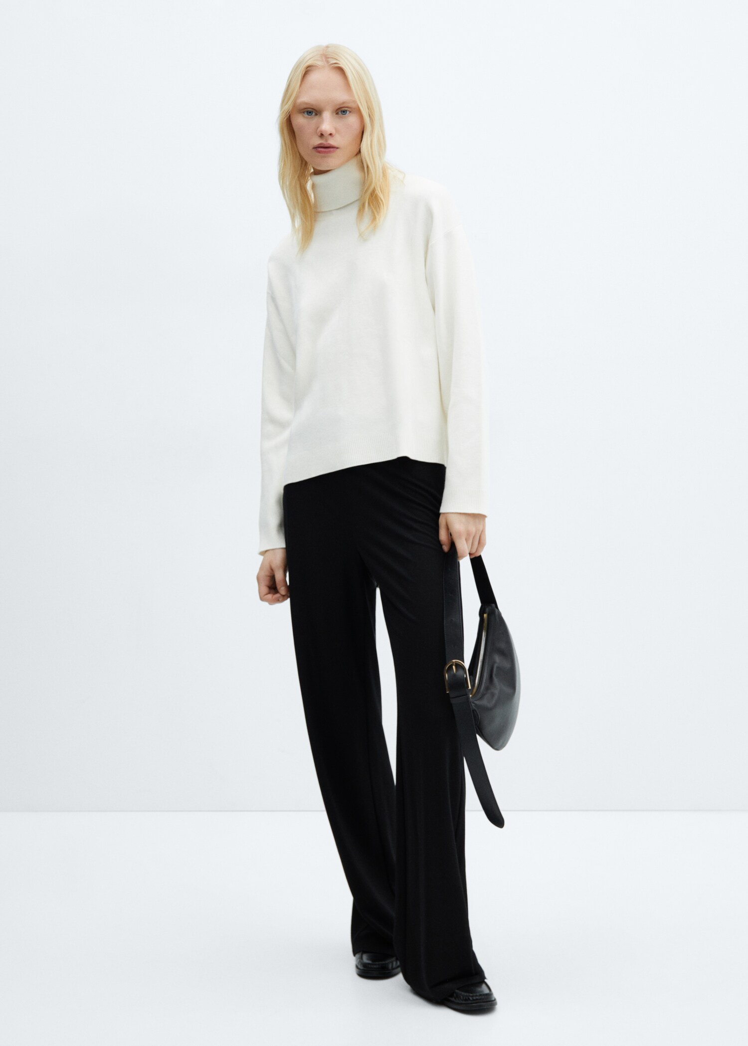 Knitted wideleg trousers - General plane