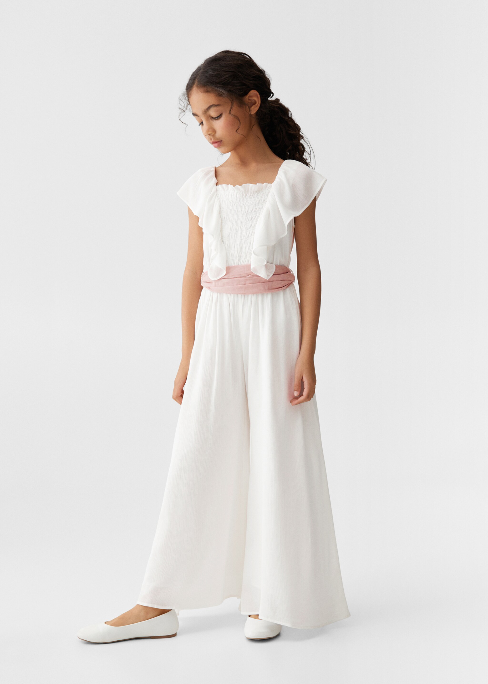 Ruffled detail jumpsuit - General plane