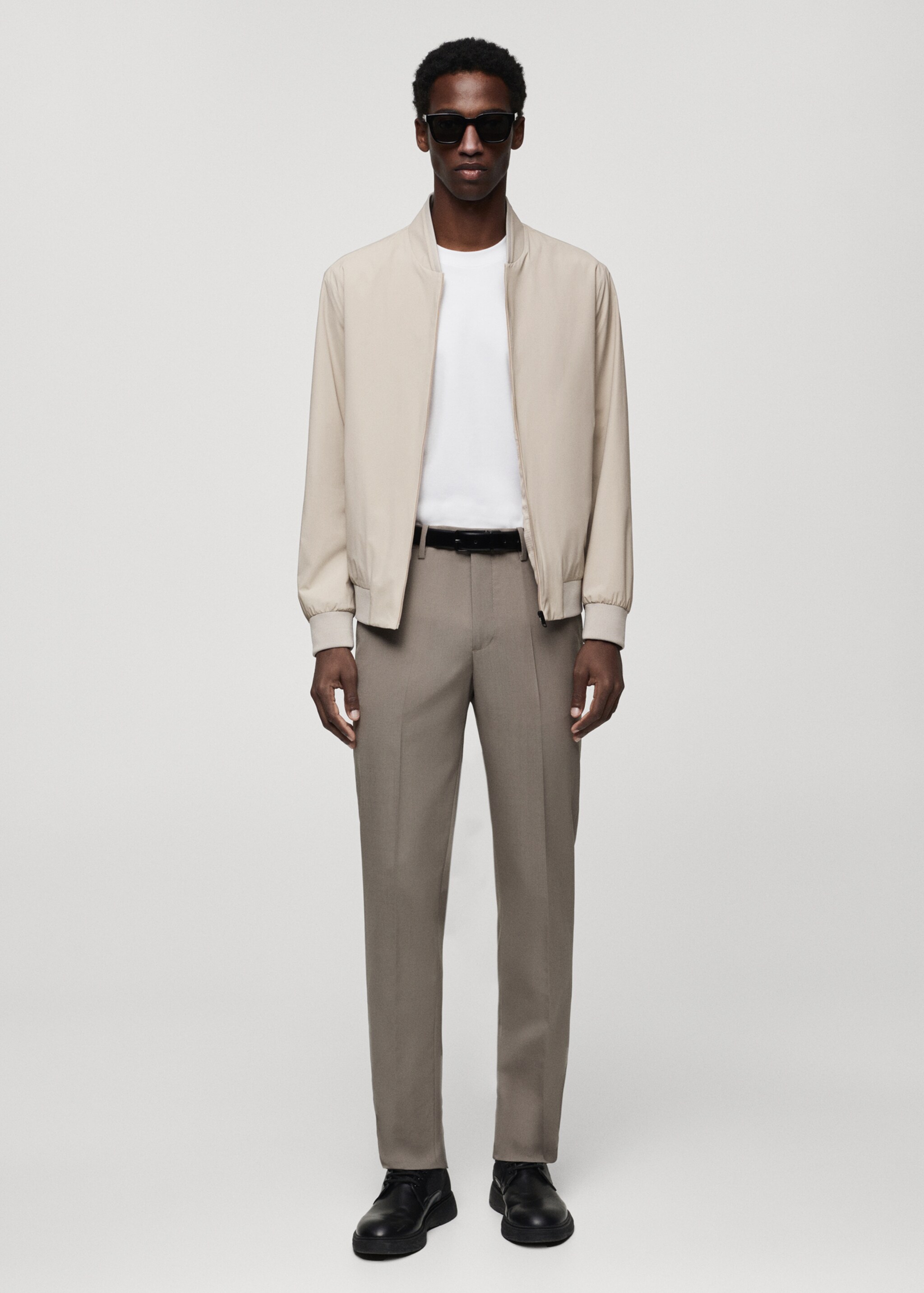 Stretch water-repellent bomber jacket - General plane