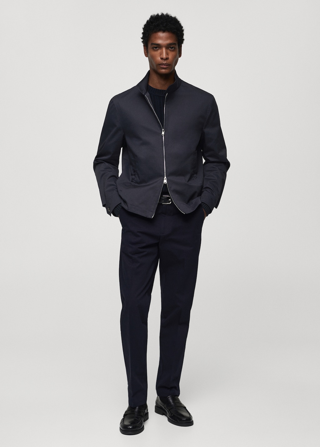Zipper cotton jacket - Men | MANGO OUTLET USA Zipper cotton jacket - Men | MANGO OUTLET USA