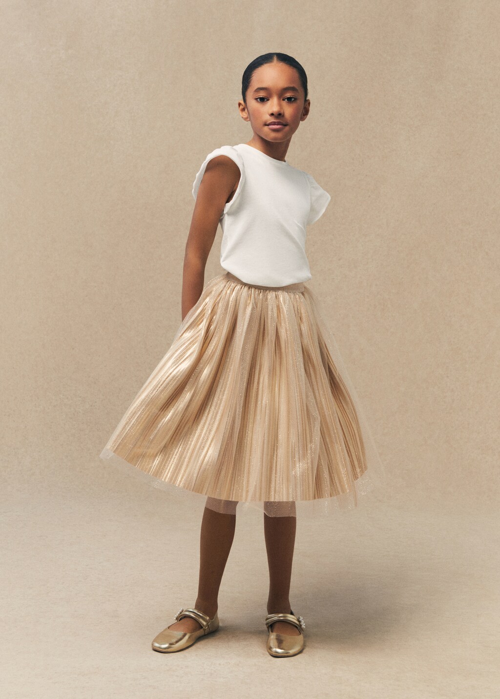 jupe tulle mango