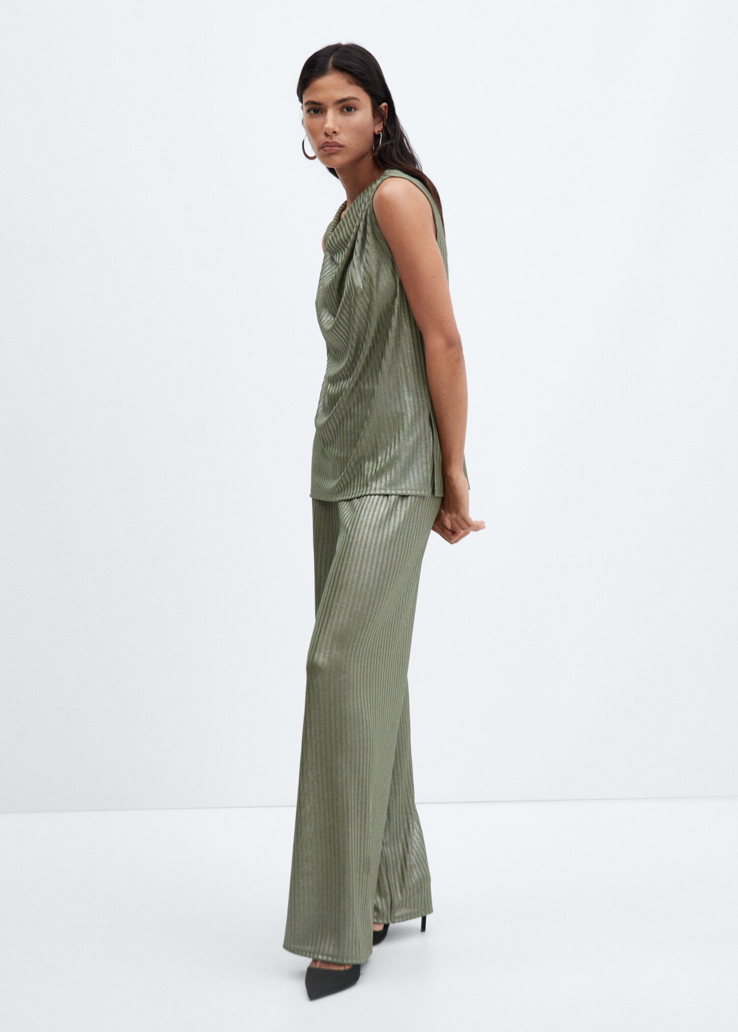Wideleg-Hose mit Stretchbund - Allgemeine Ansicht