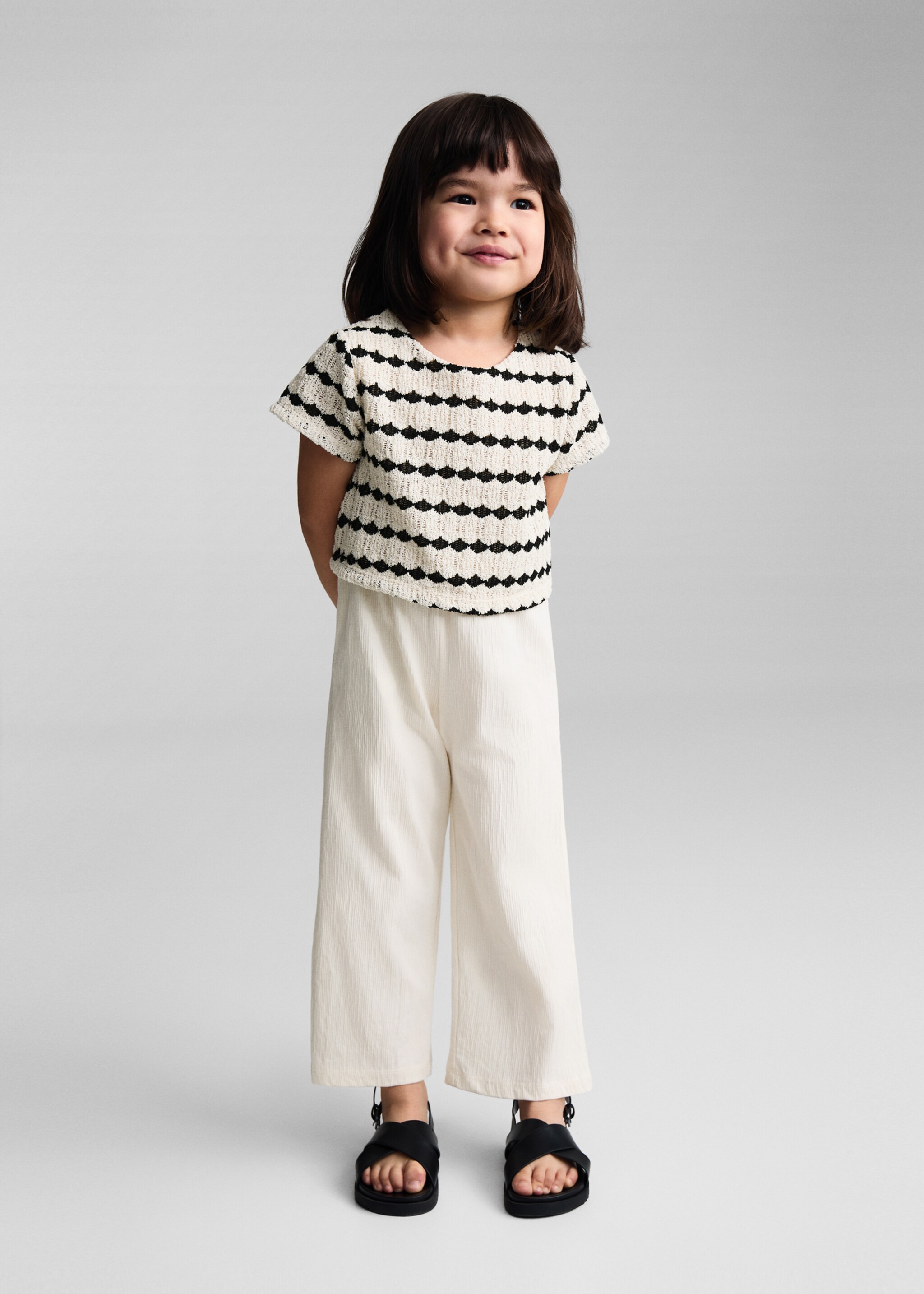 Cotton print jumpsuit - General plane