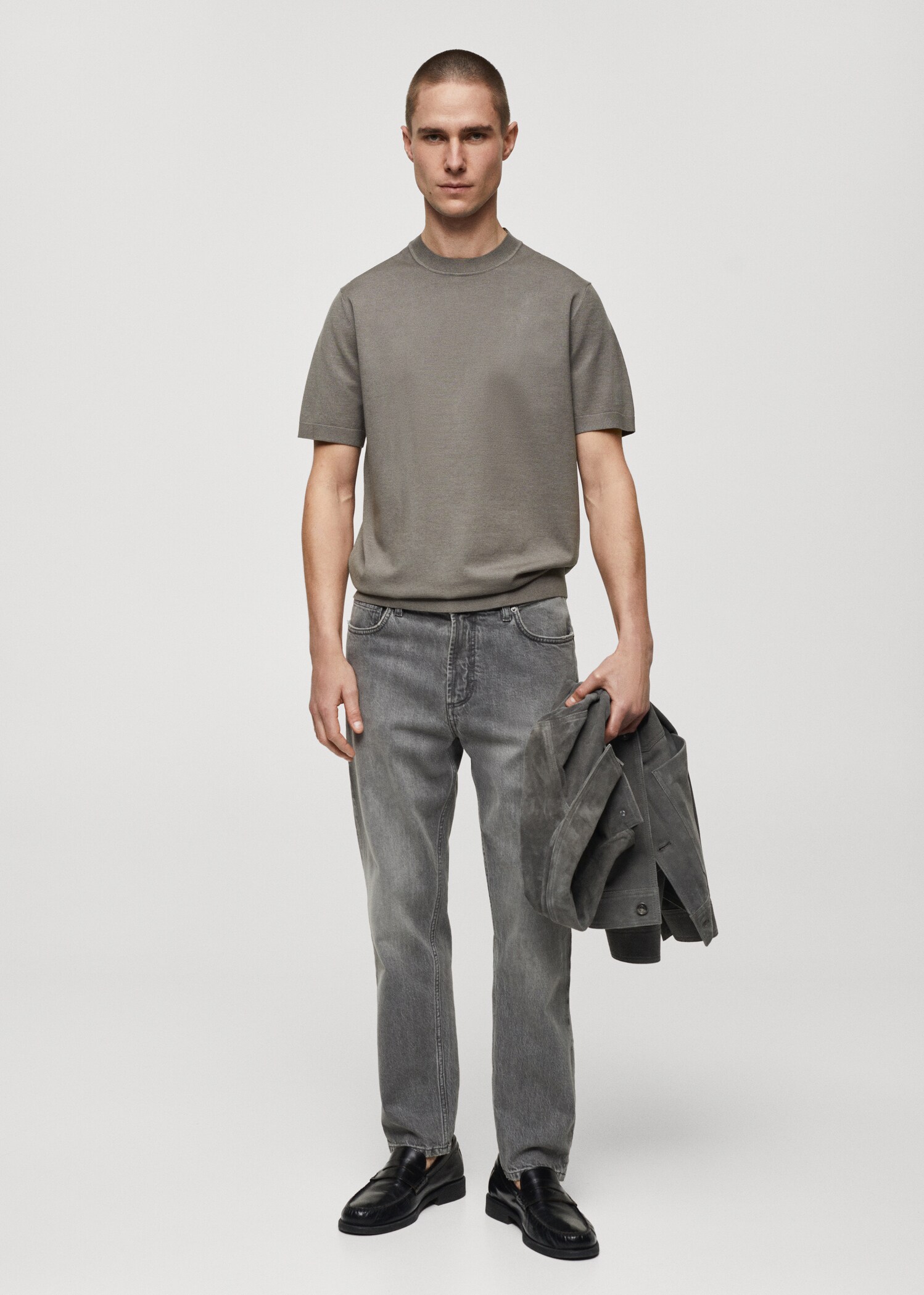 T-shirt en maille fine - Plan général