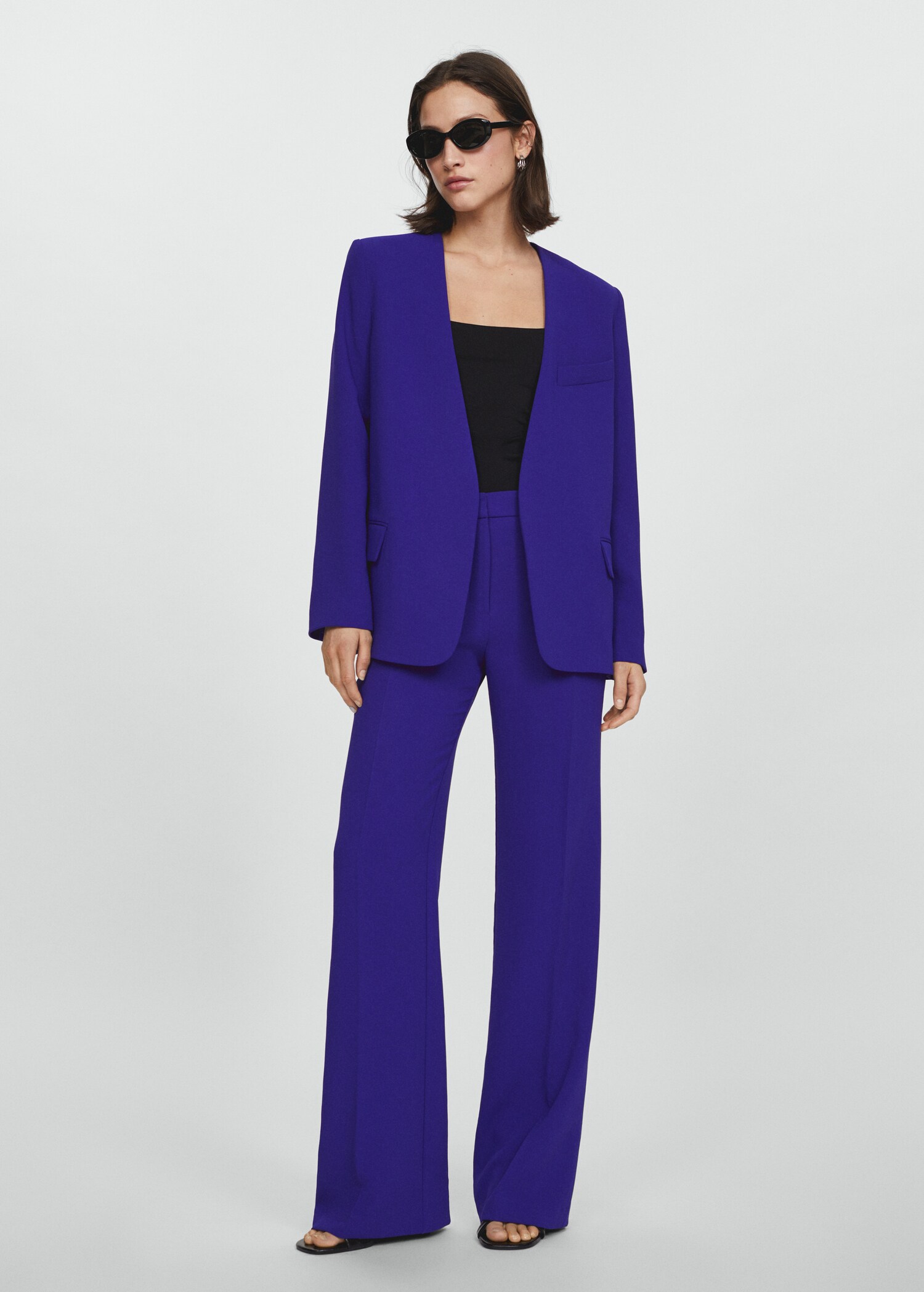High-rise wideleg trousers - General plane