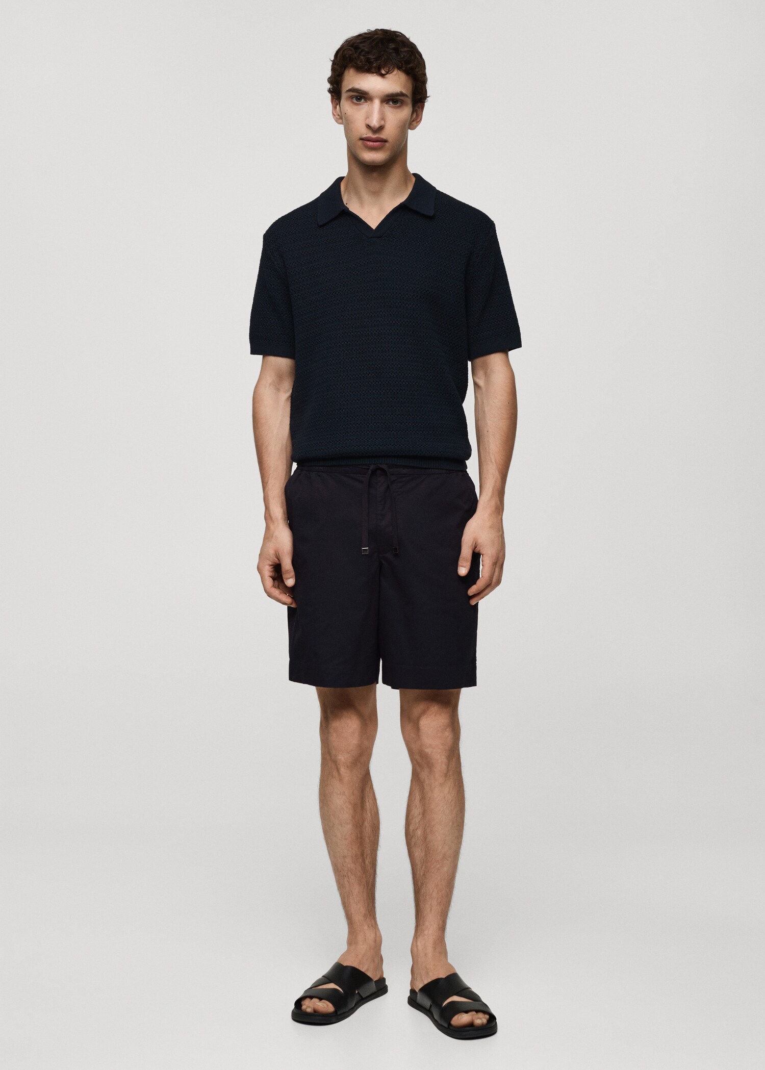 Bermudas slim fit algodón - Plano general