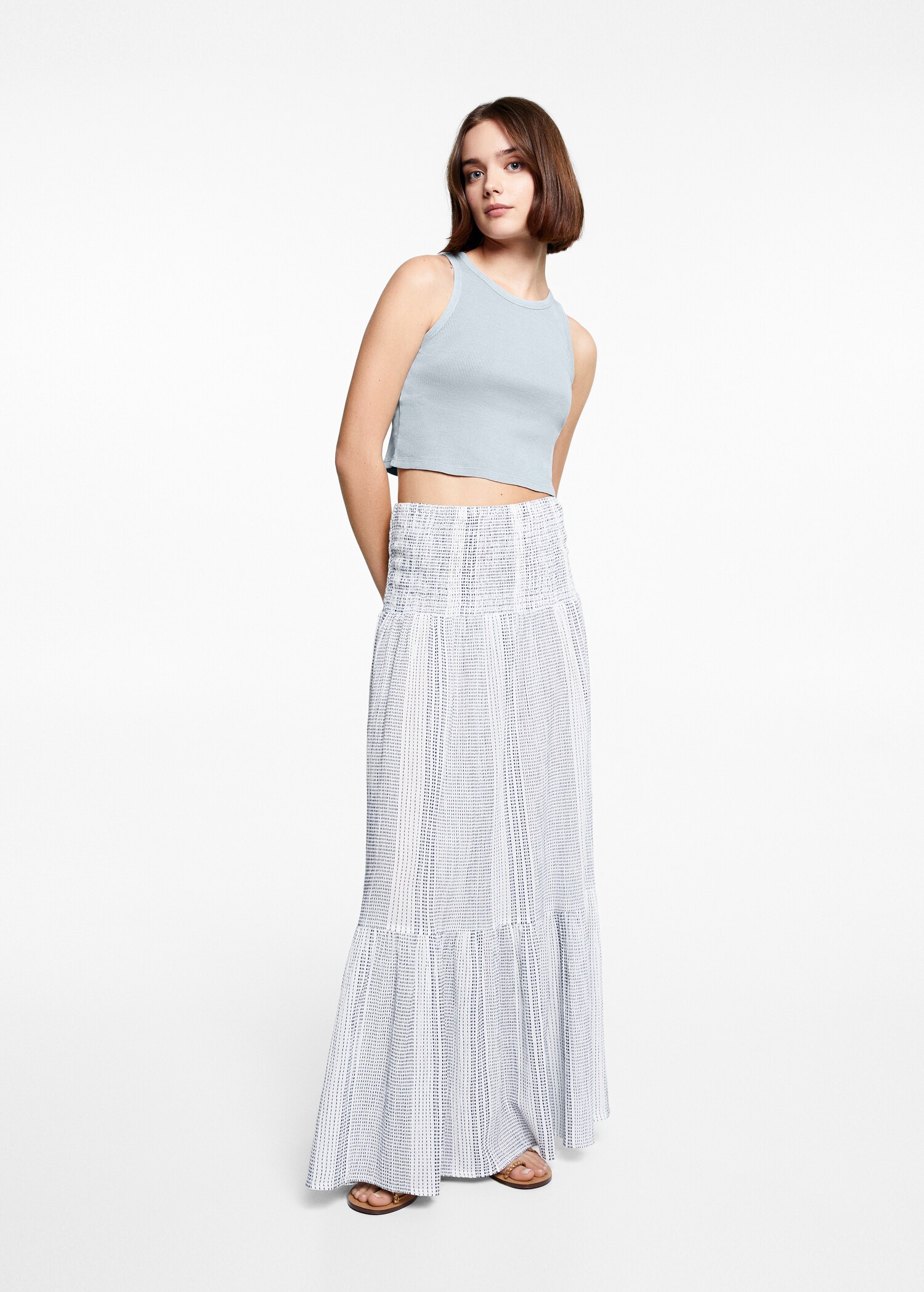 Cotton crop top - General plane
