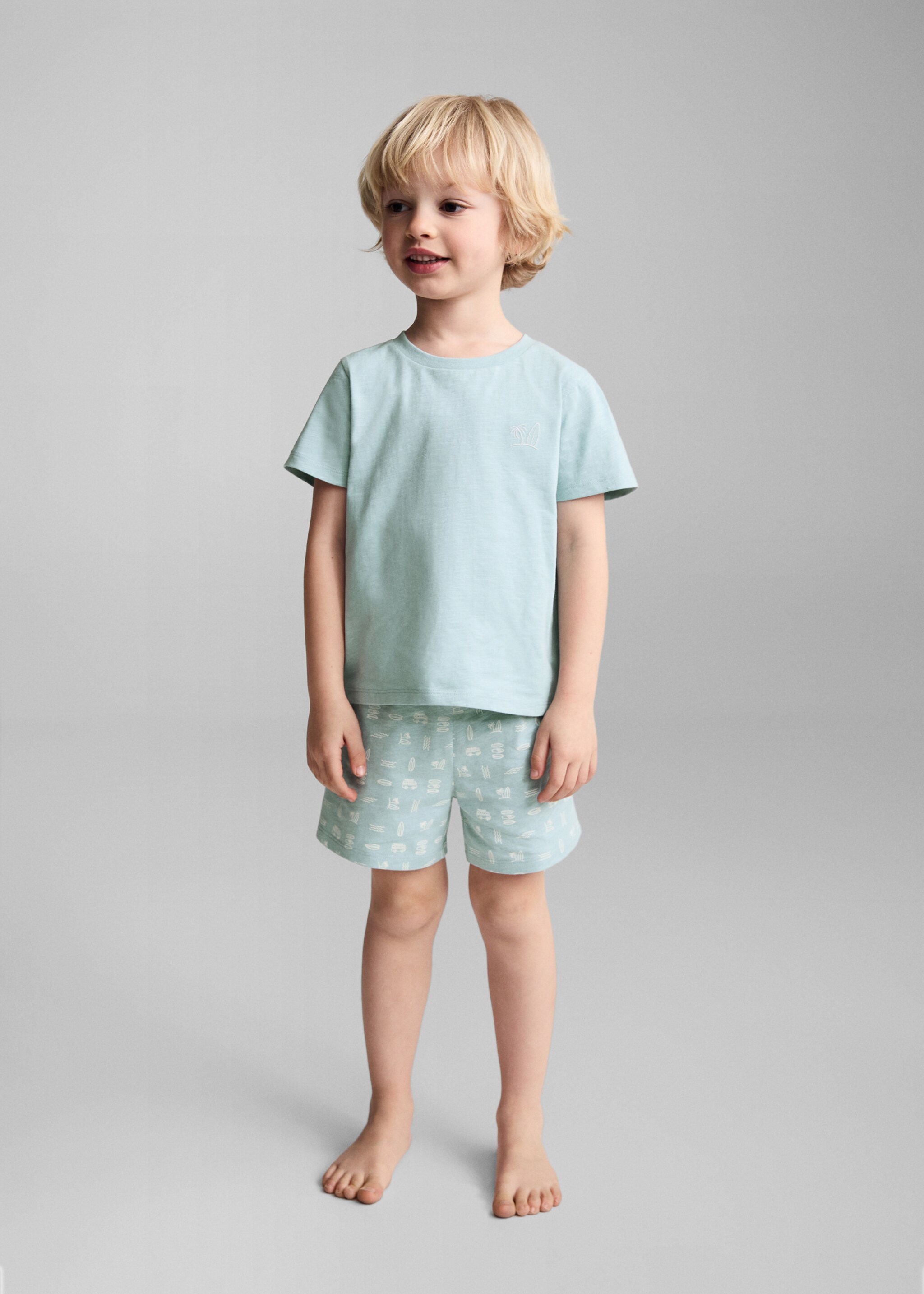 Printed short pyjamas - General plane