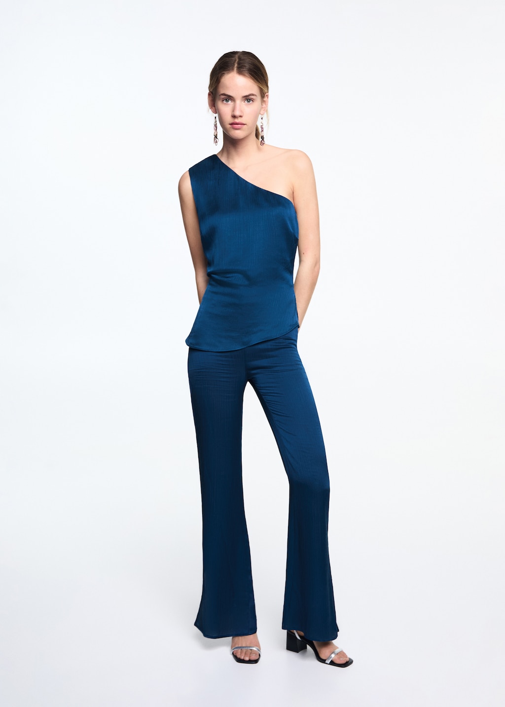 Asymmetric design top - Teen Girl | MANGO OUTLET USA