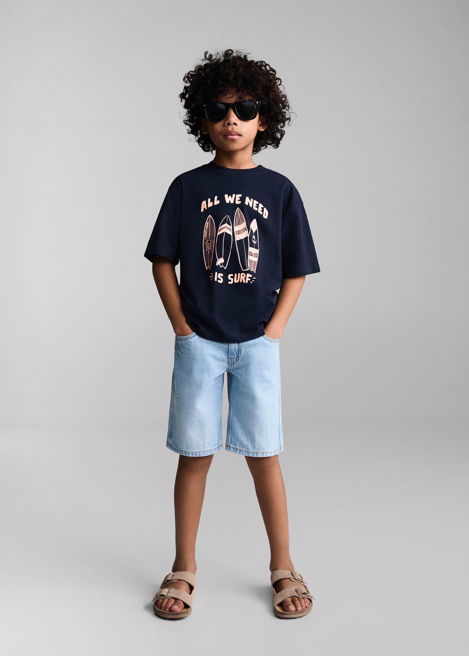 T-shirt imprimé surf - Plan général
