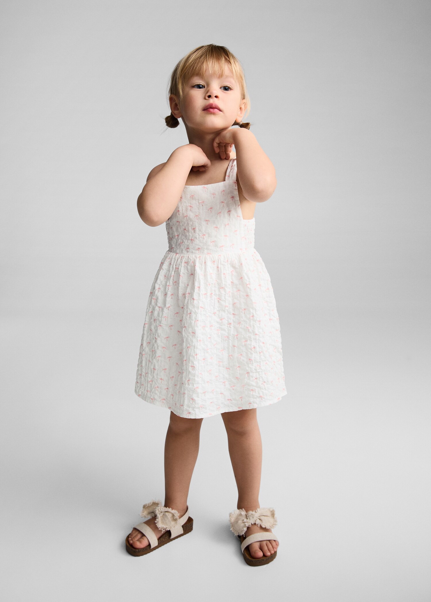 Robe coton imprimée - Plan général