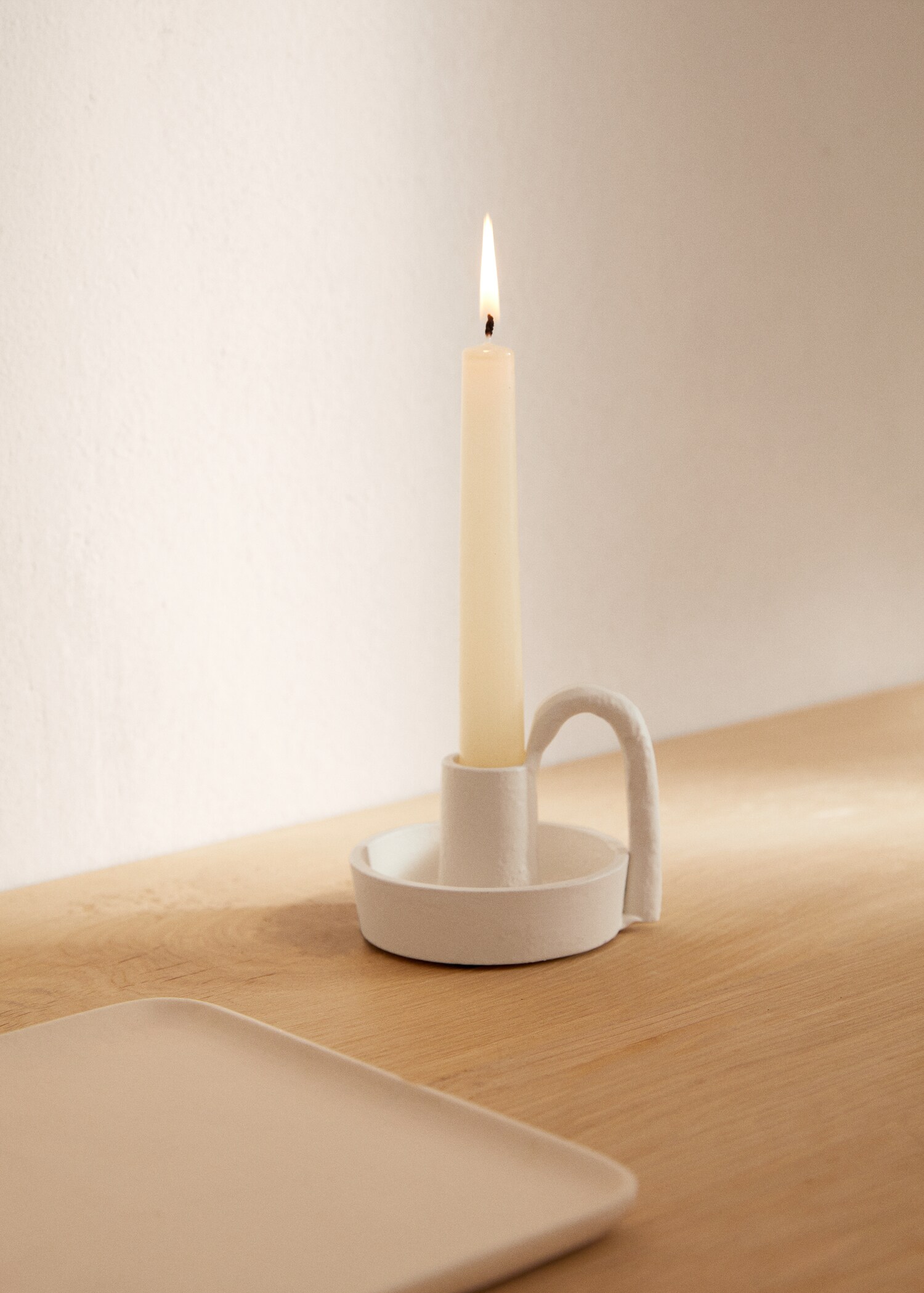 Aluminum candle holder - General plane