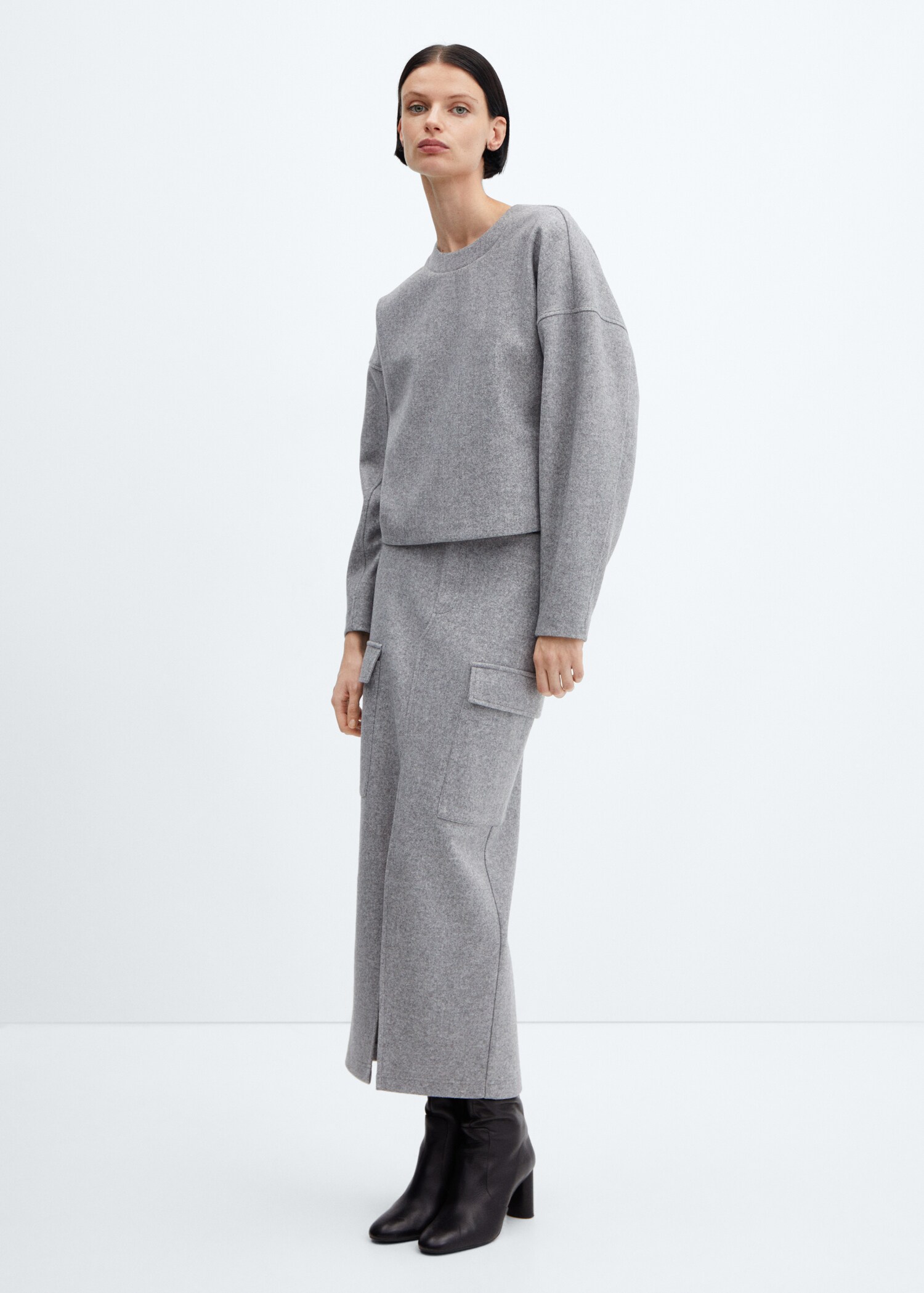 Rundhals-Sweatshirt - Allgemeine Ansicht