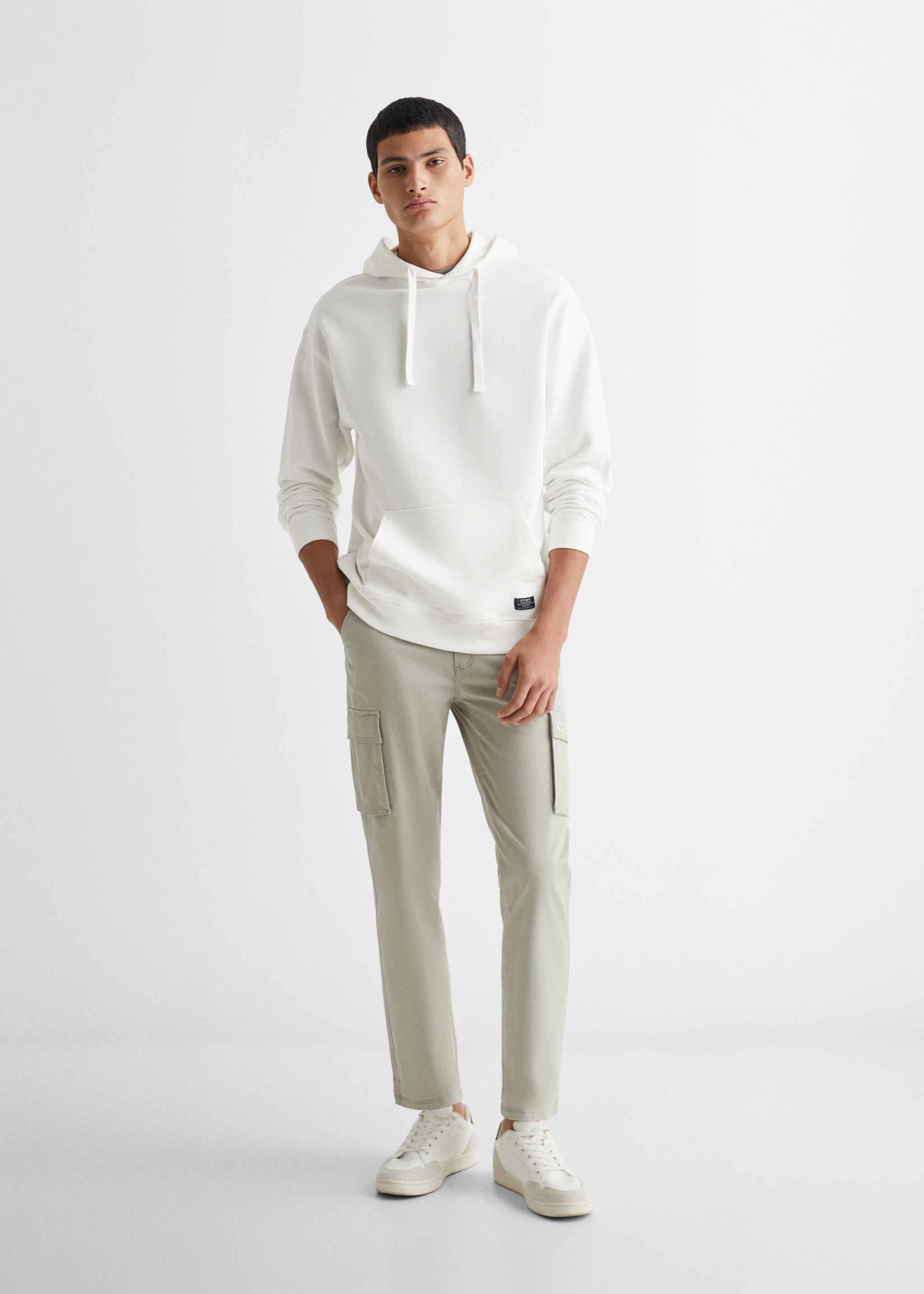 Unisex hoodie - General plane, White. Ref: 67050652-00.