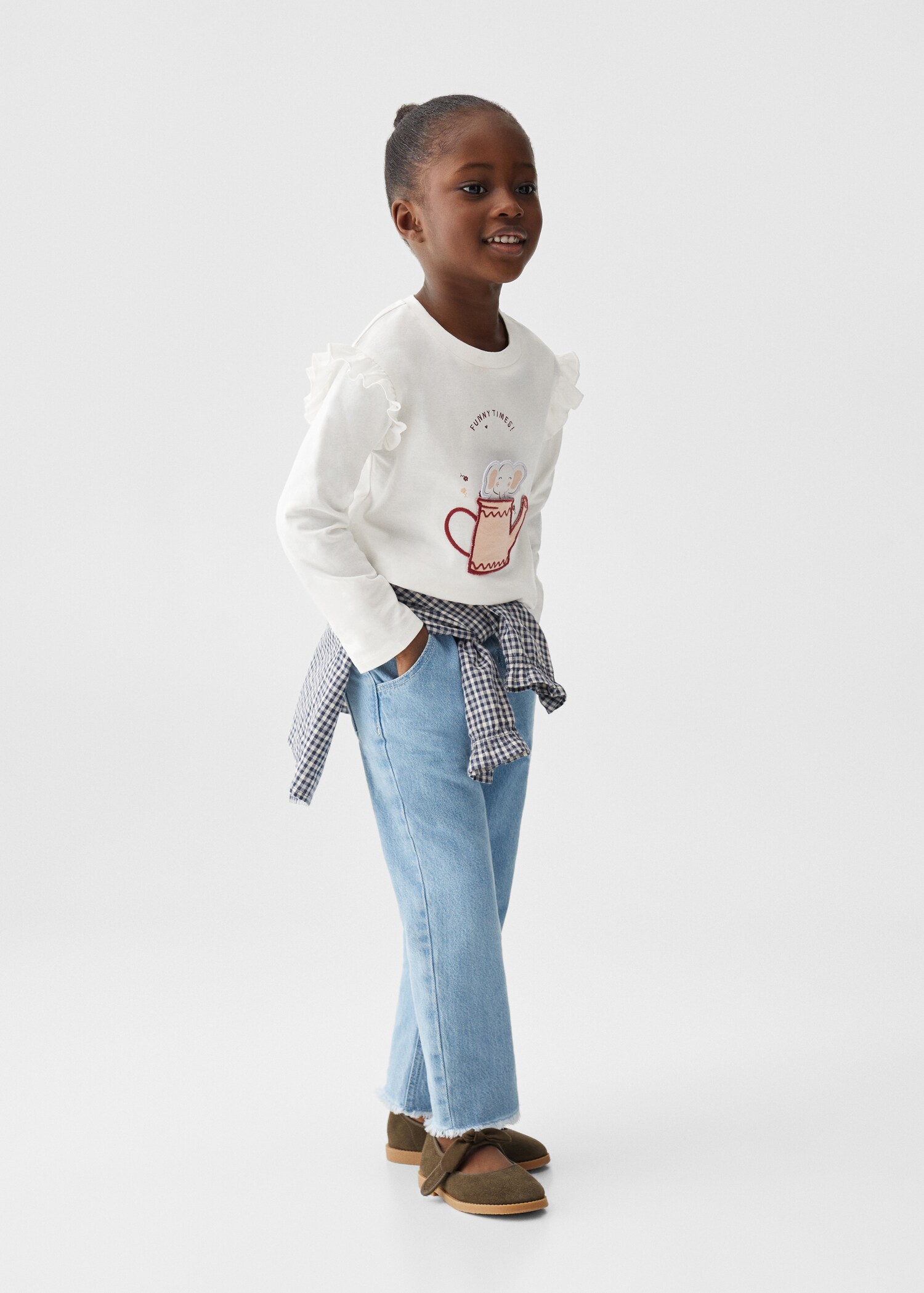 Printed long sleeve t-shirt - General plane