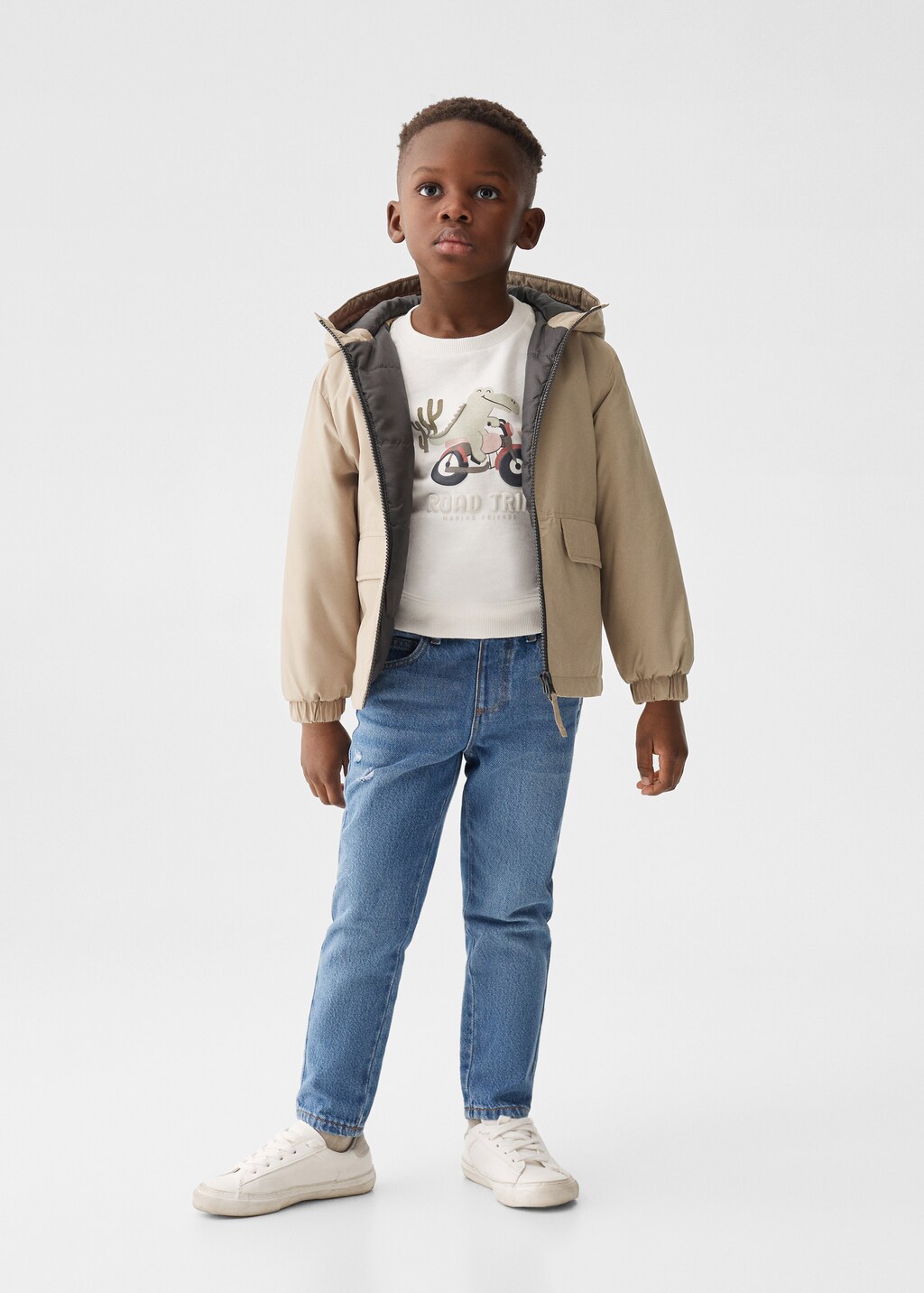 Boys beige coat deals