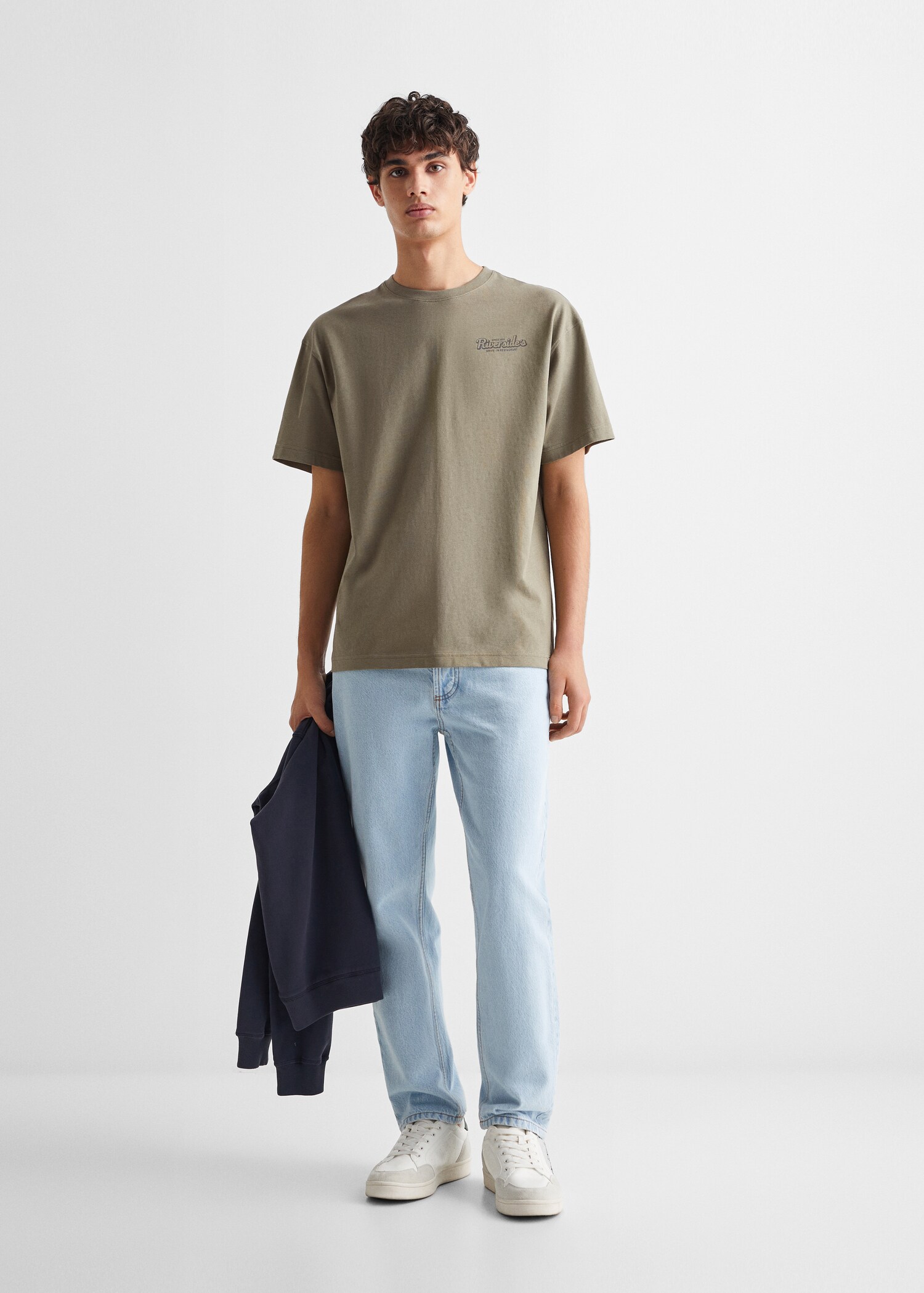 Message cotton T-shirt - General plane