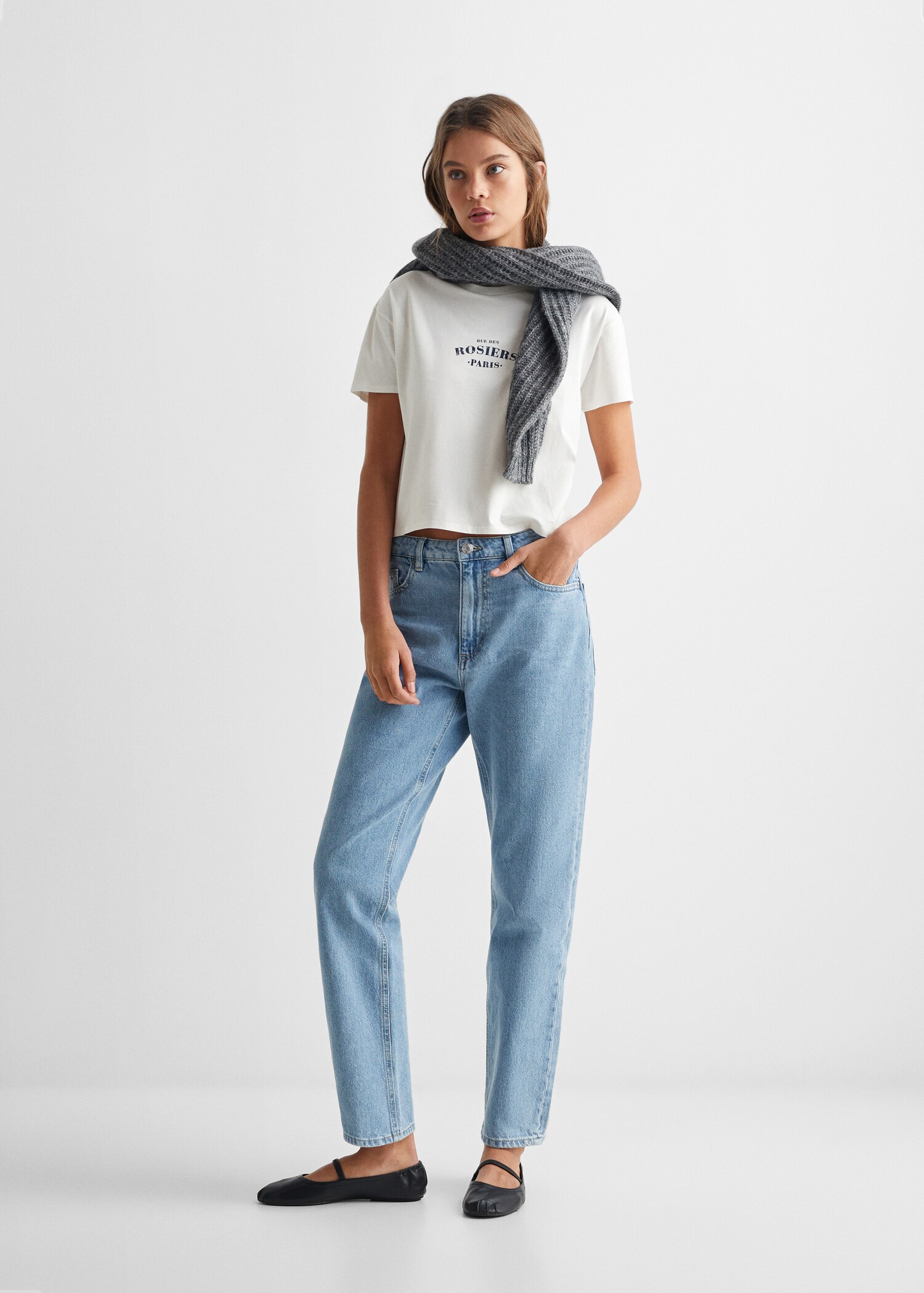 Printed message T-shirt - General plane