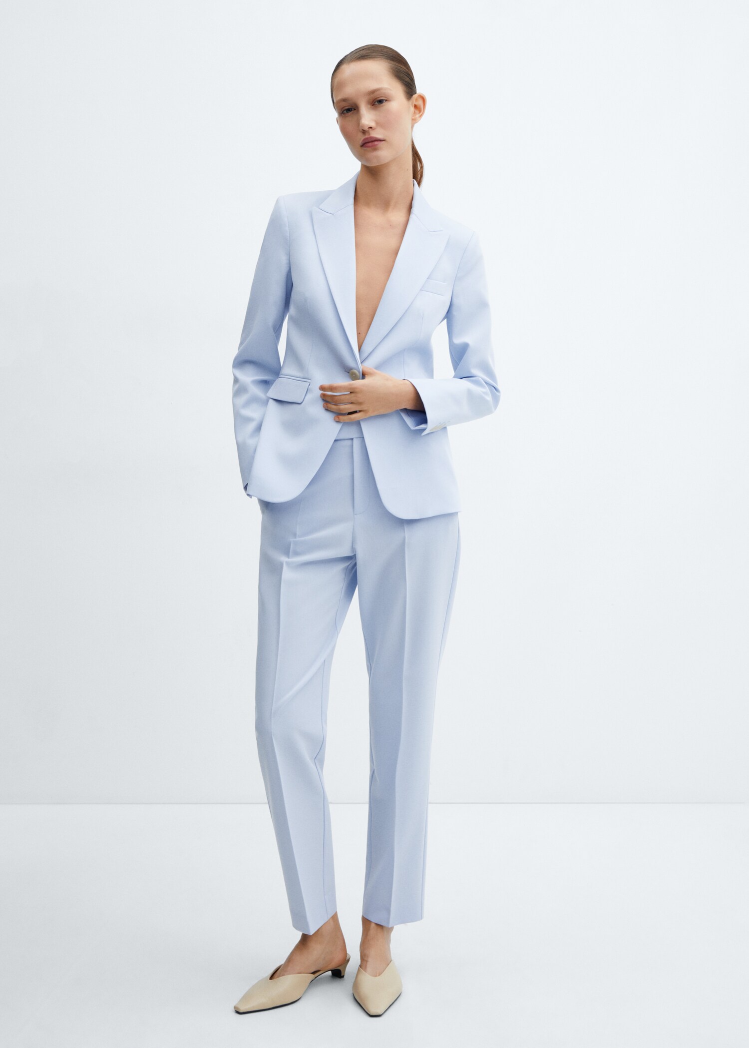 Fitted suit jacket - General plane