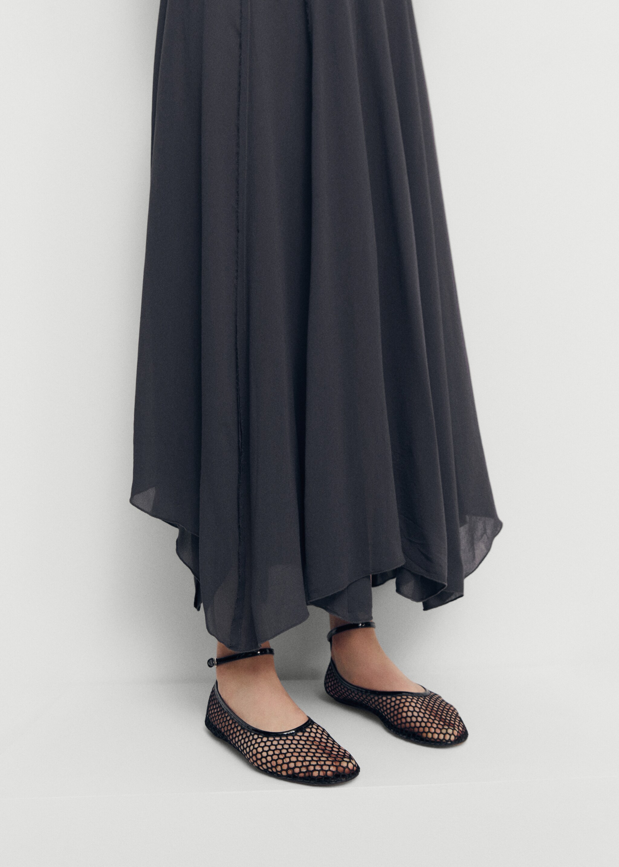 Ballet flats with mesh bracelet - General plane