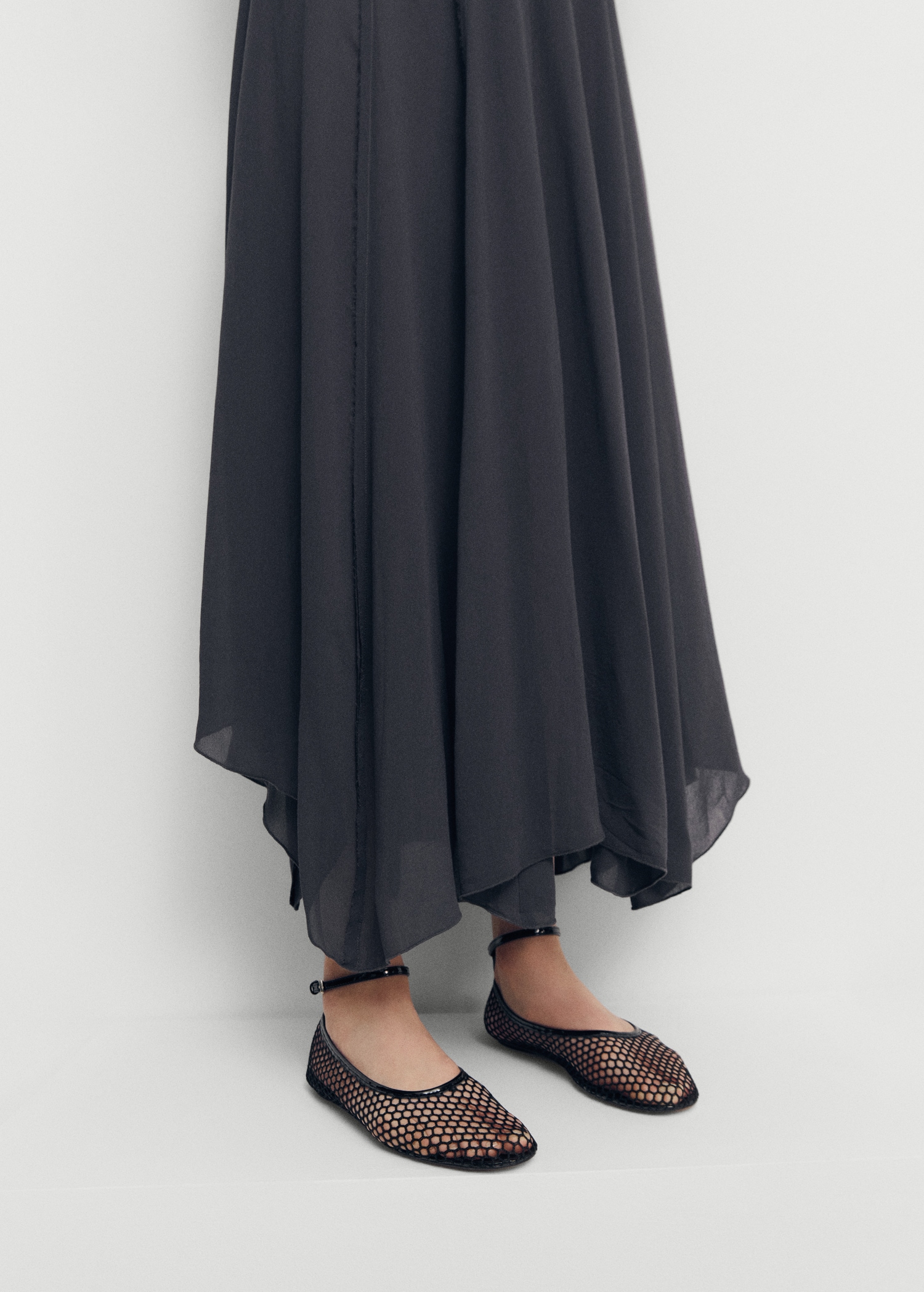 Ballerines maille filet bride