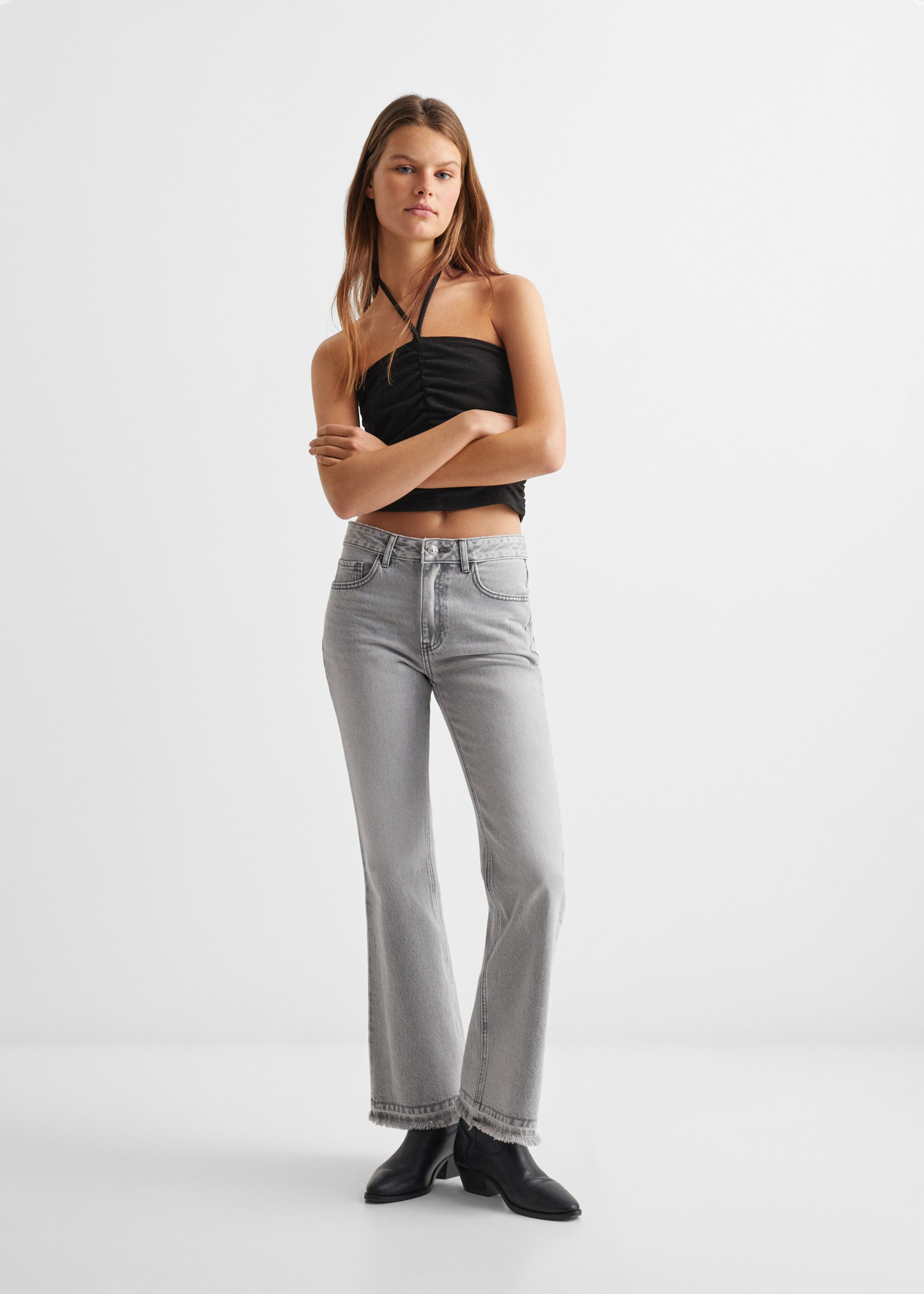 Glossed-effect top - General plane, Black. Ref: 67054472-00.