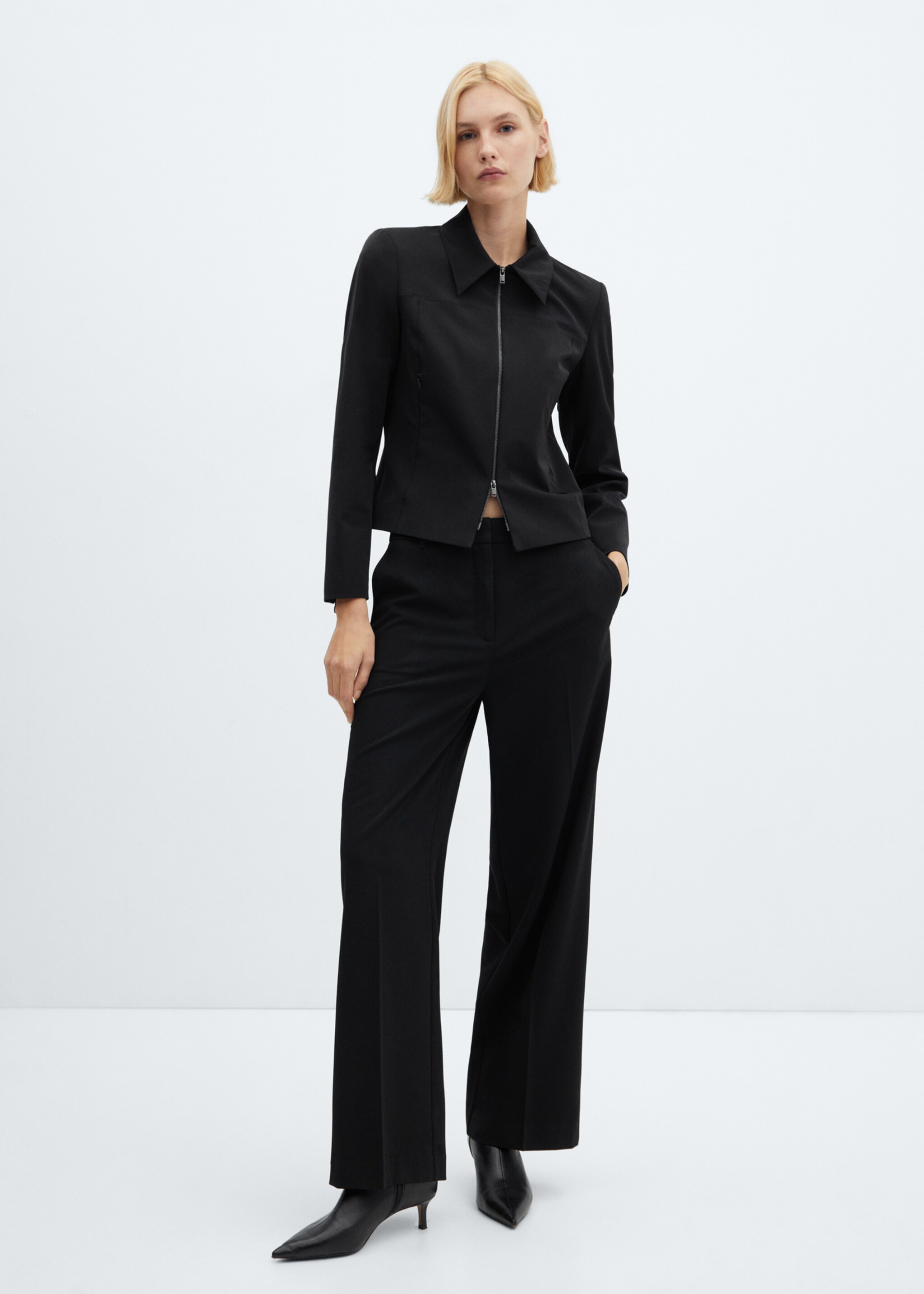 Low-waist wideleg trousers - General plane