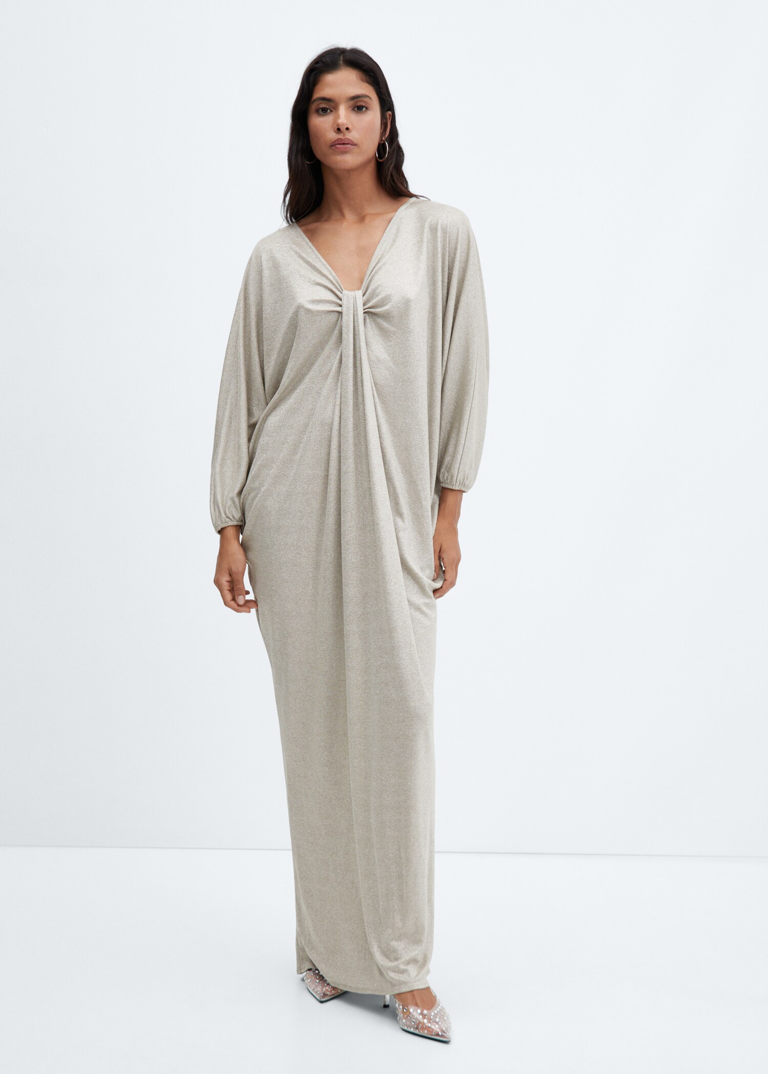 Draped lurex dress - General plane