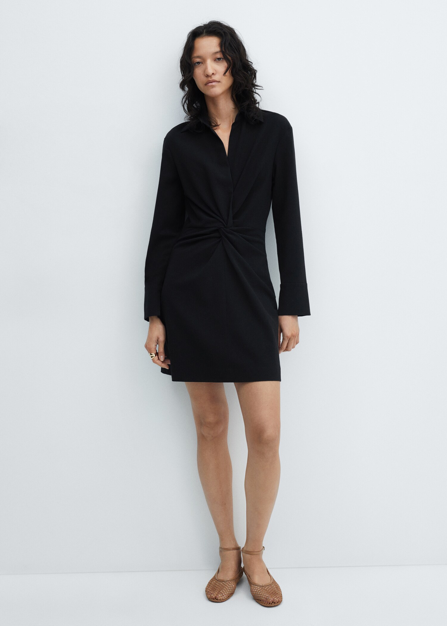 Knot detail dress - General plane