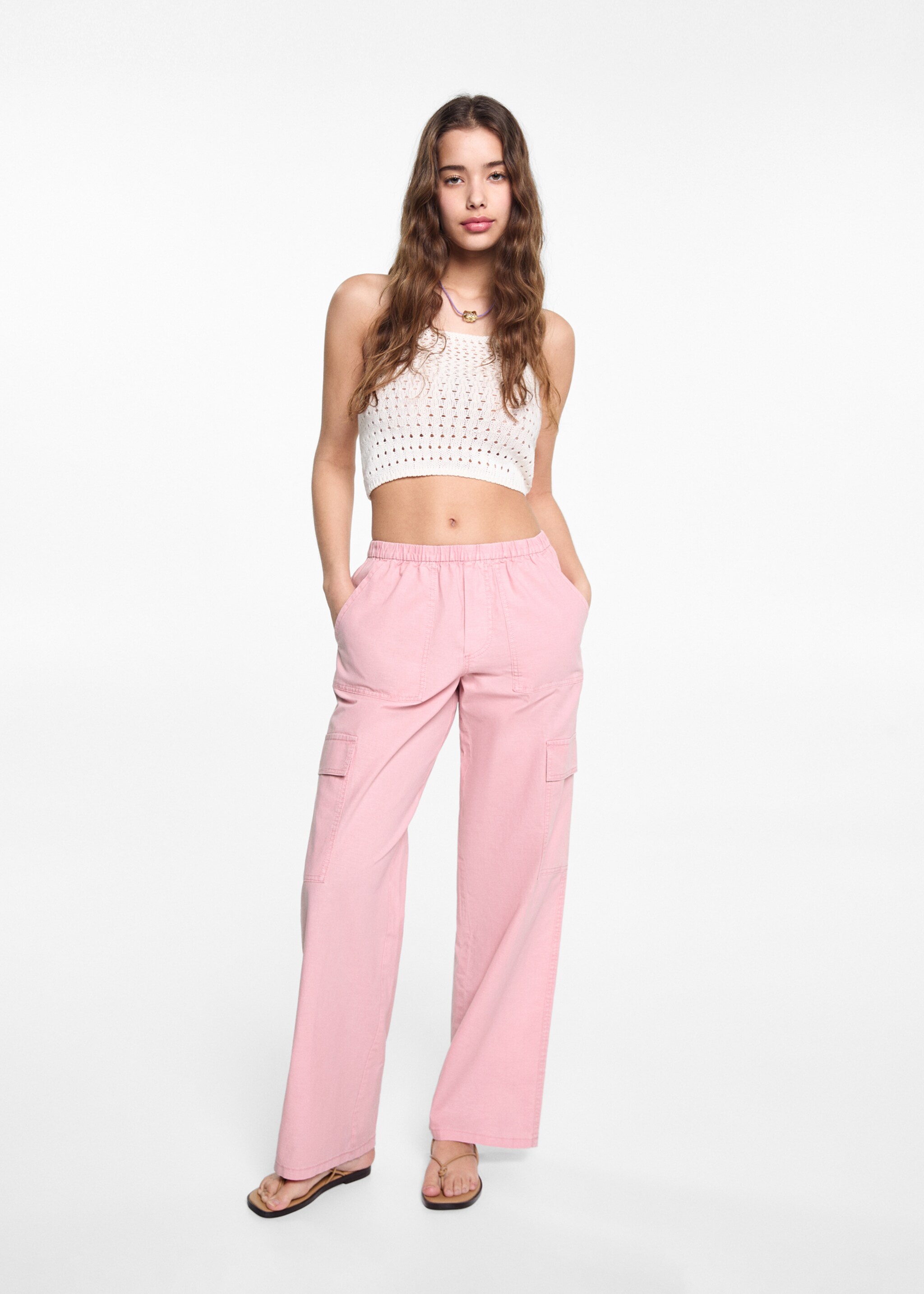 Pantalon cargo fluide - Plan général