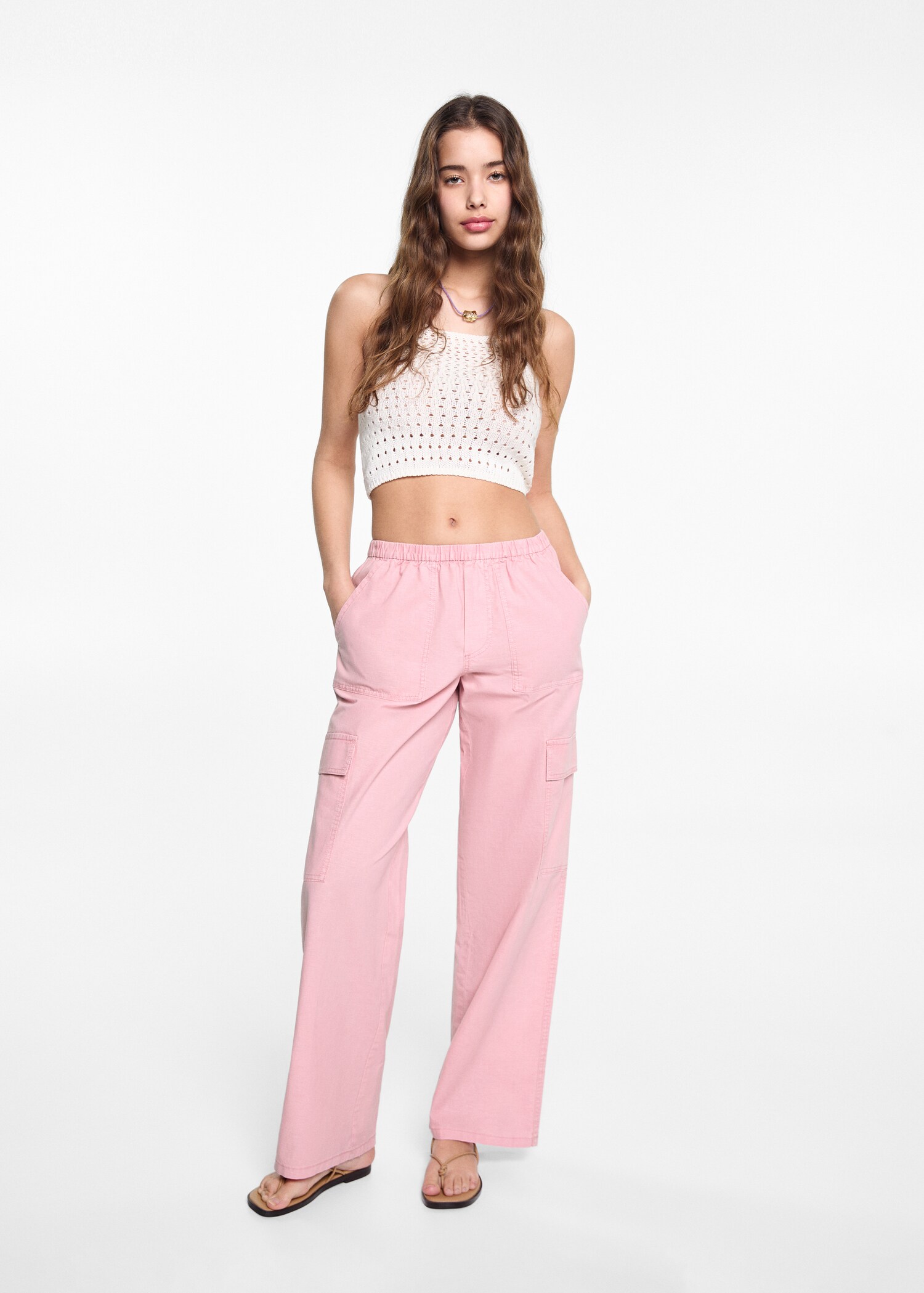 Pantalon cargo fluide - Plan général