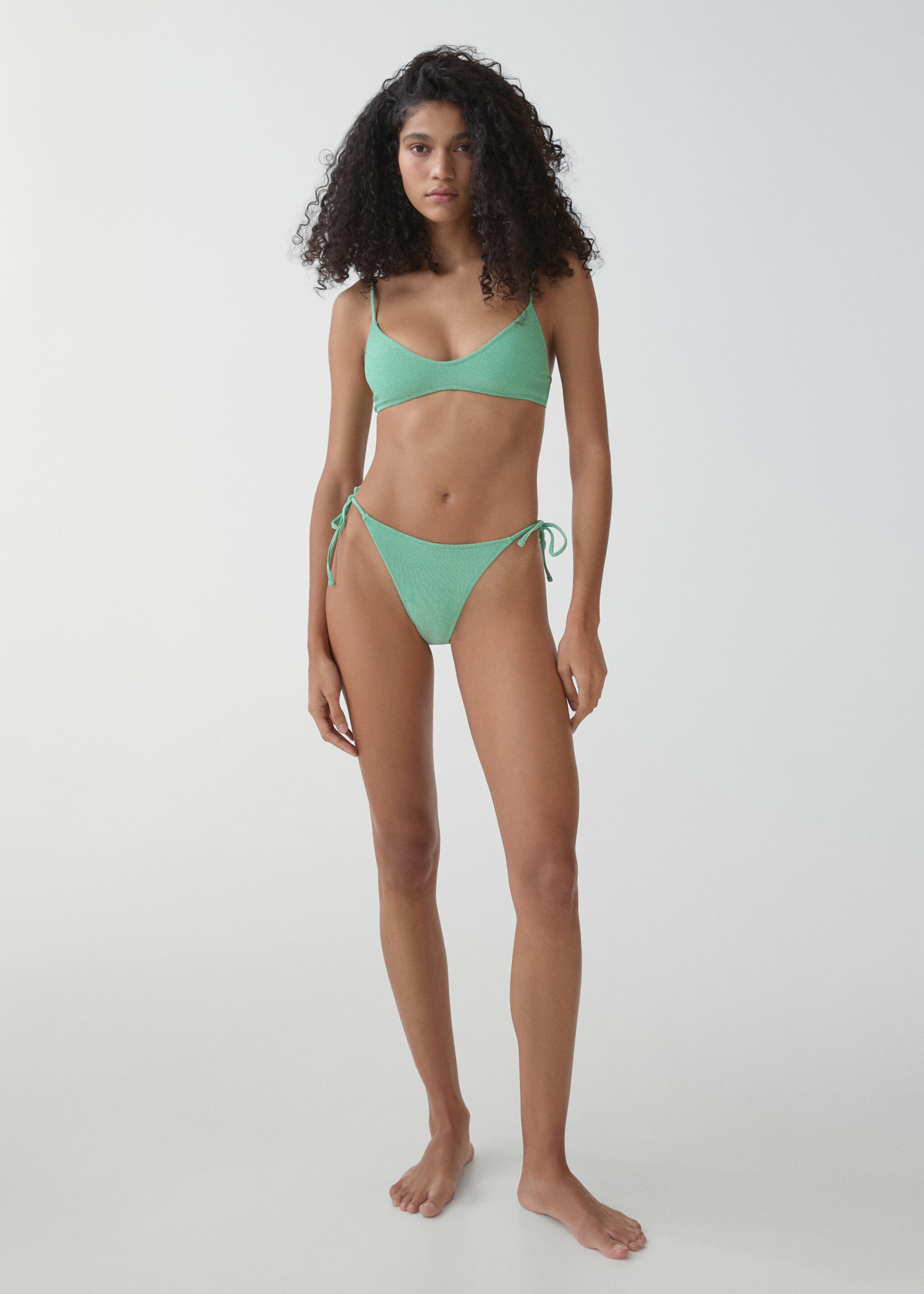 Metallic thread bikini bottom - General plane