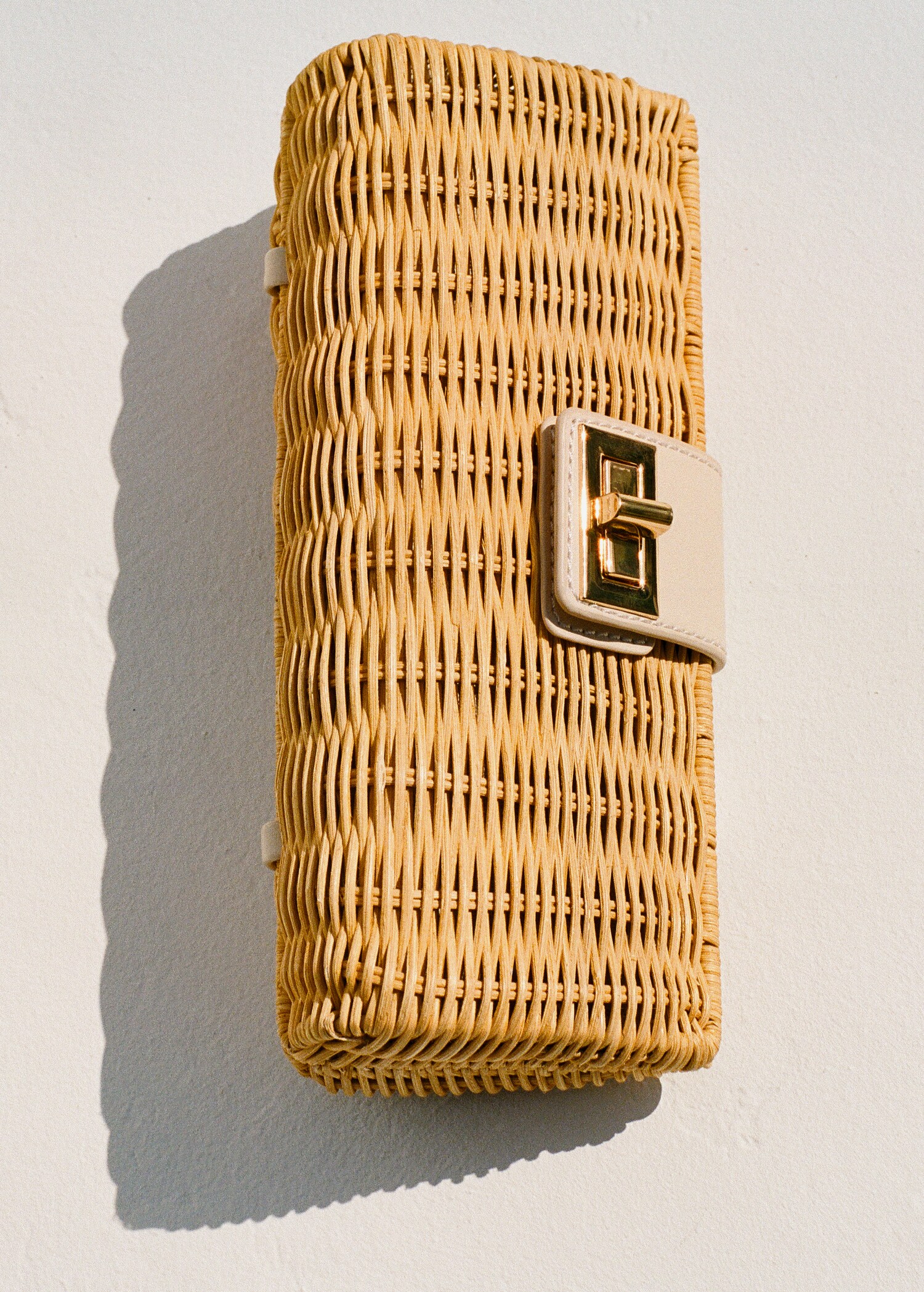 Rattan clutch bag - General plane