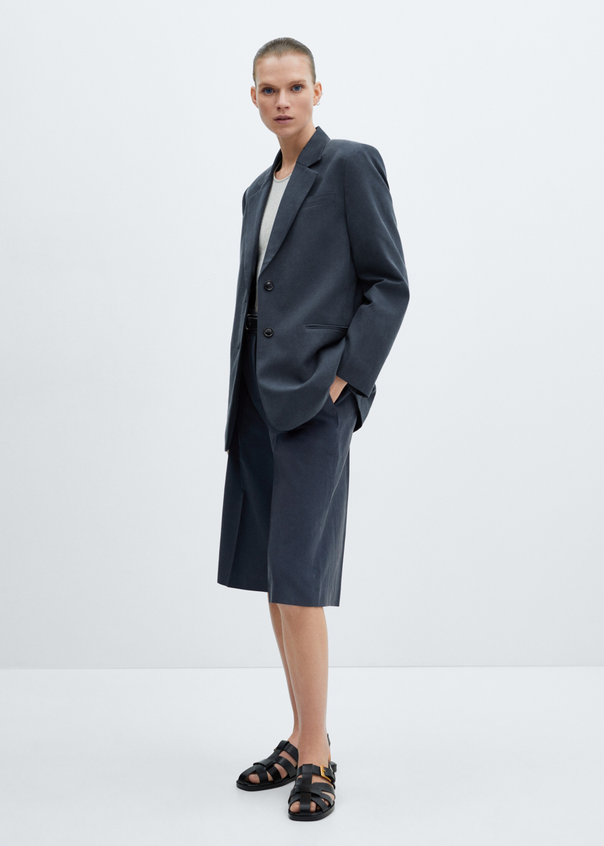 Veste Lyocell structurée - Plan général