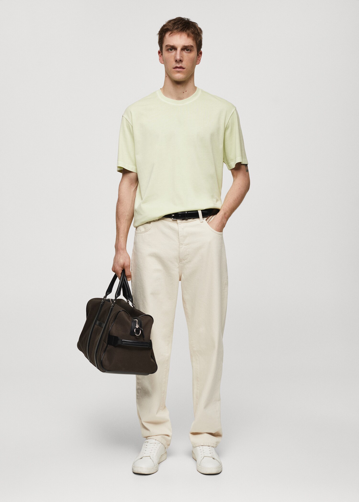 100% cotton relaxed-fit t-shirt - General plane