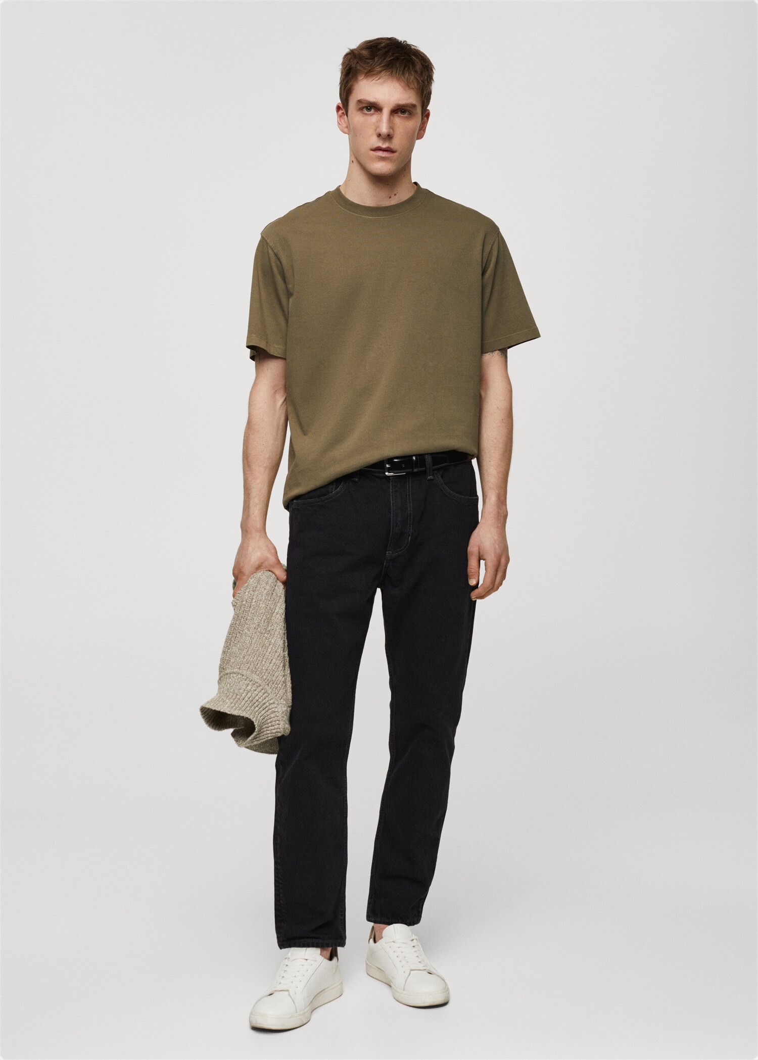 100% cotton relaxed-fit t-shirt - General plane