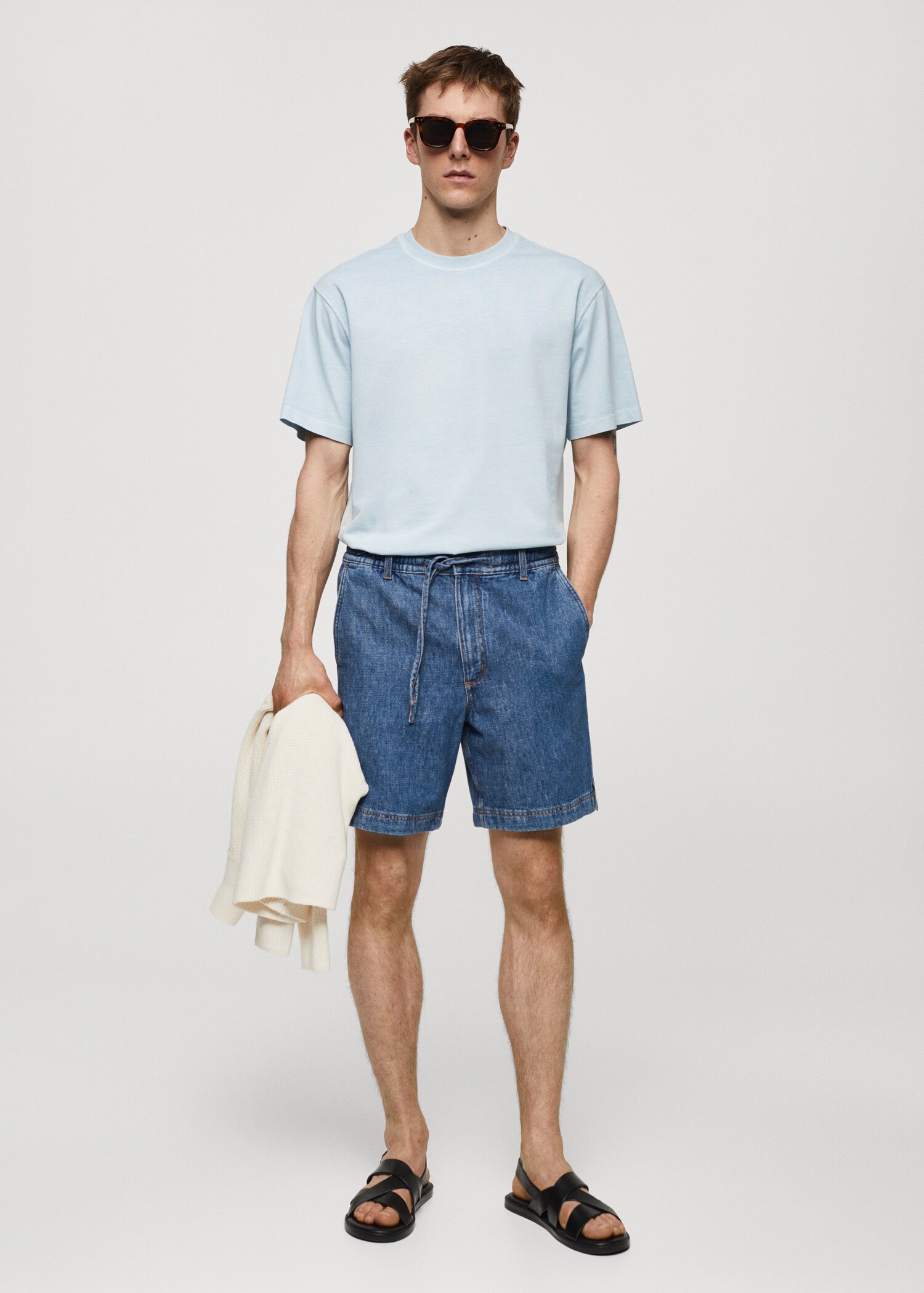 100% cotton relaxed-fit t-shirt - General plane