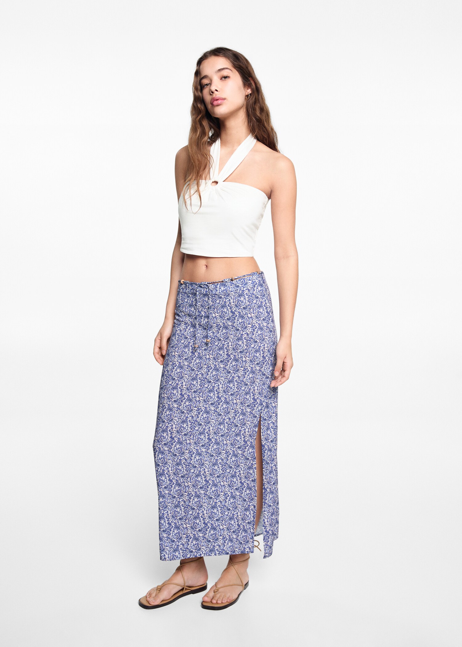 Halter neck top - General plane