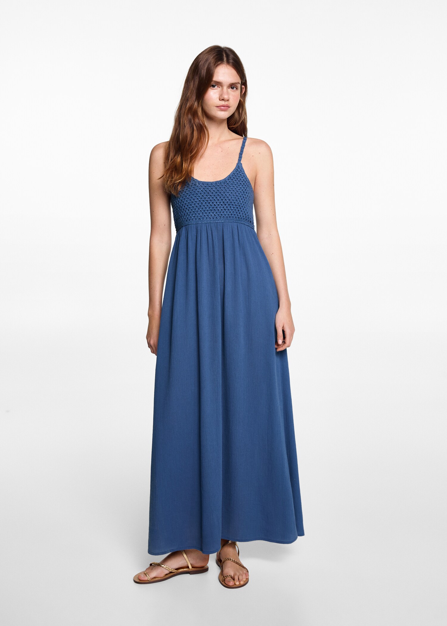 Robe empiècement crochet - Plan général