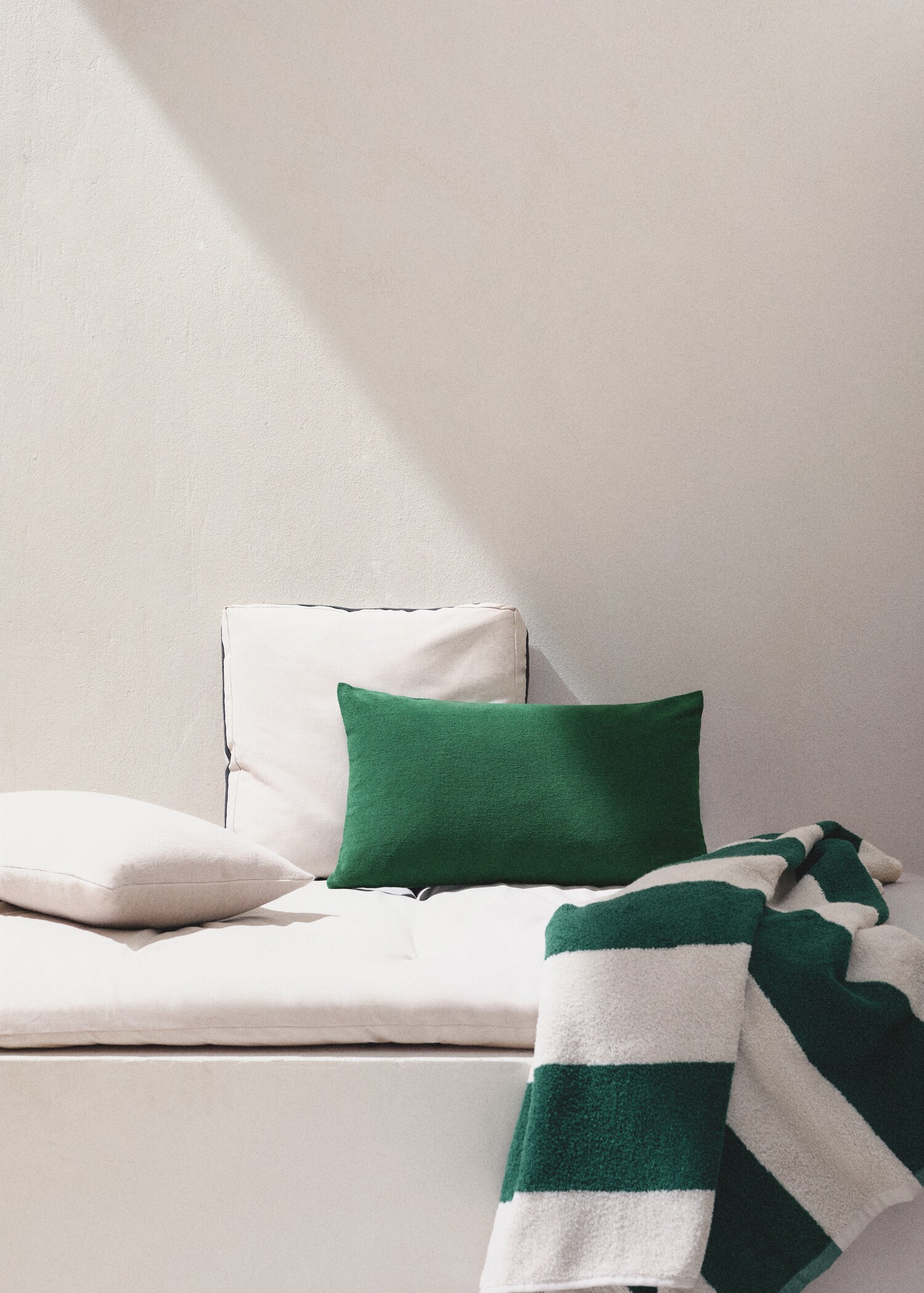 Terry cotton cushion cover 30x50cm - General plane