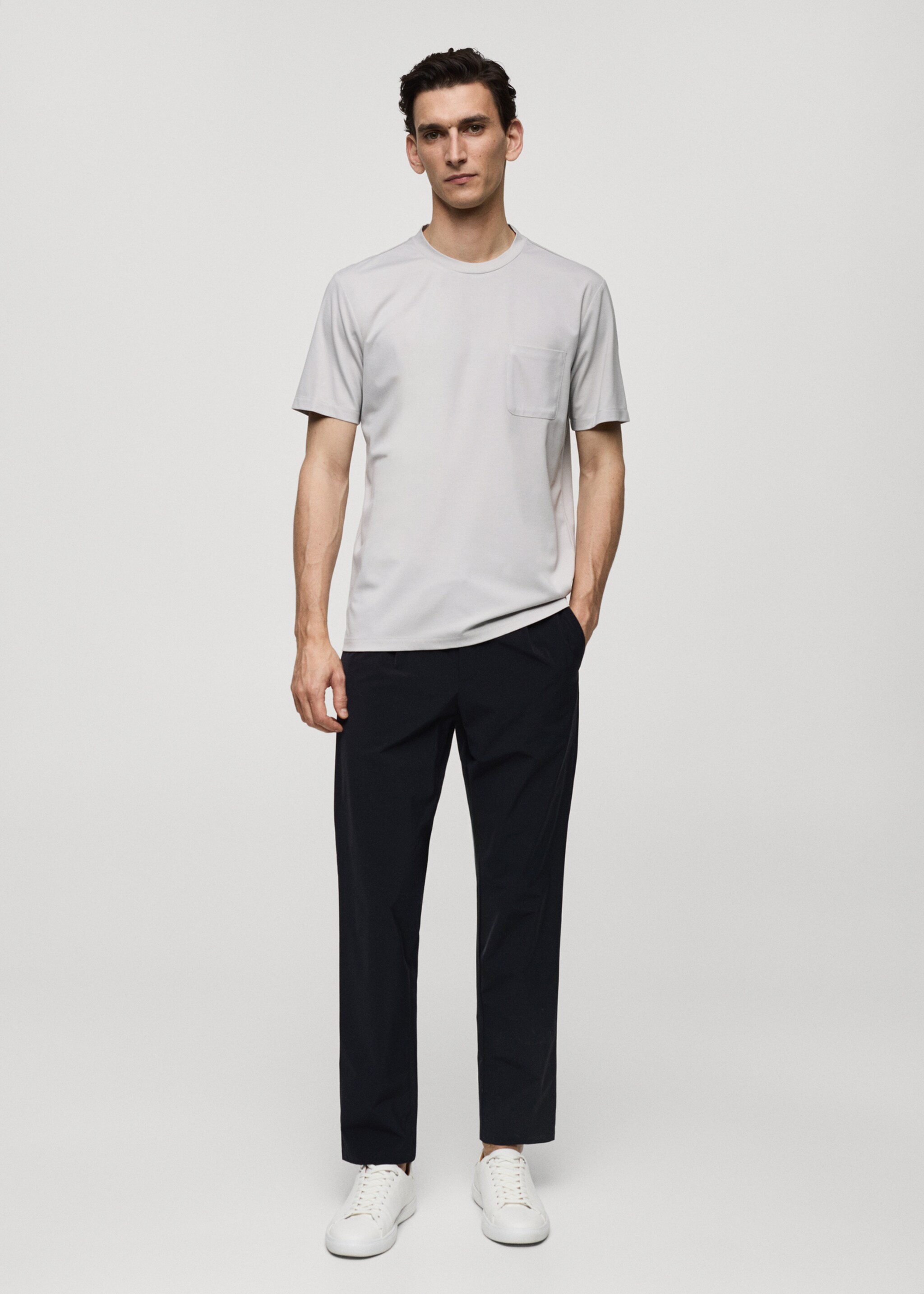 T-shirt slim-fit poche - Plan général