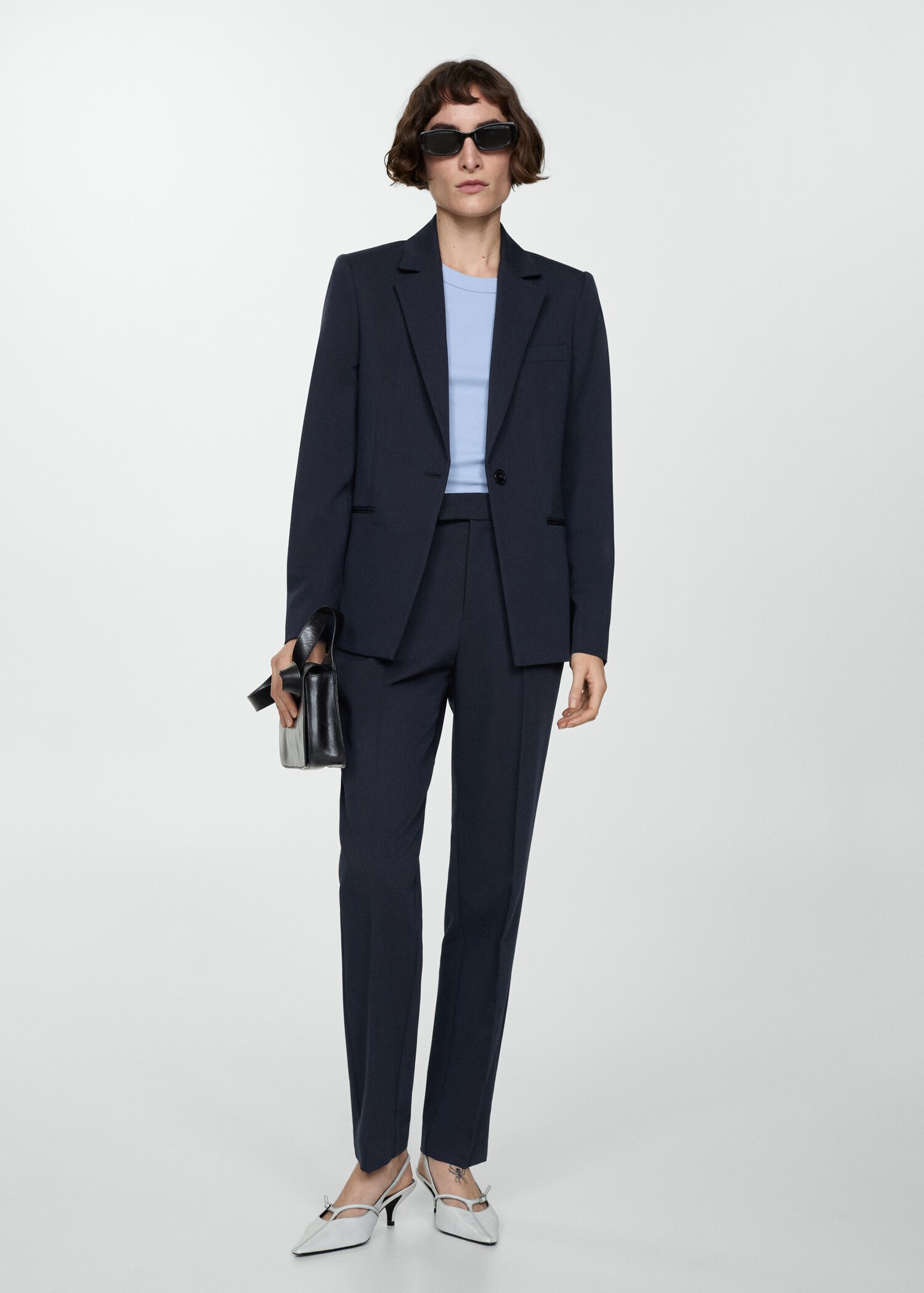 Fitted suit jacket - General plane