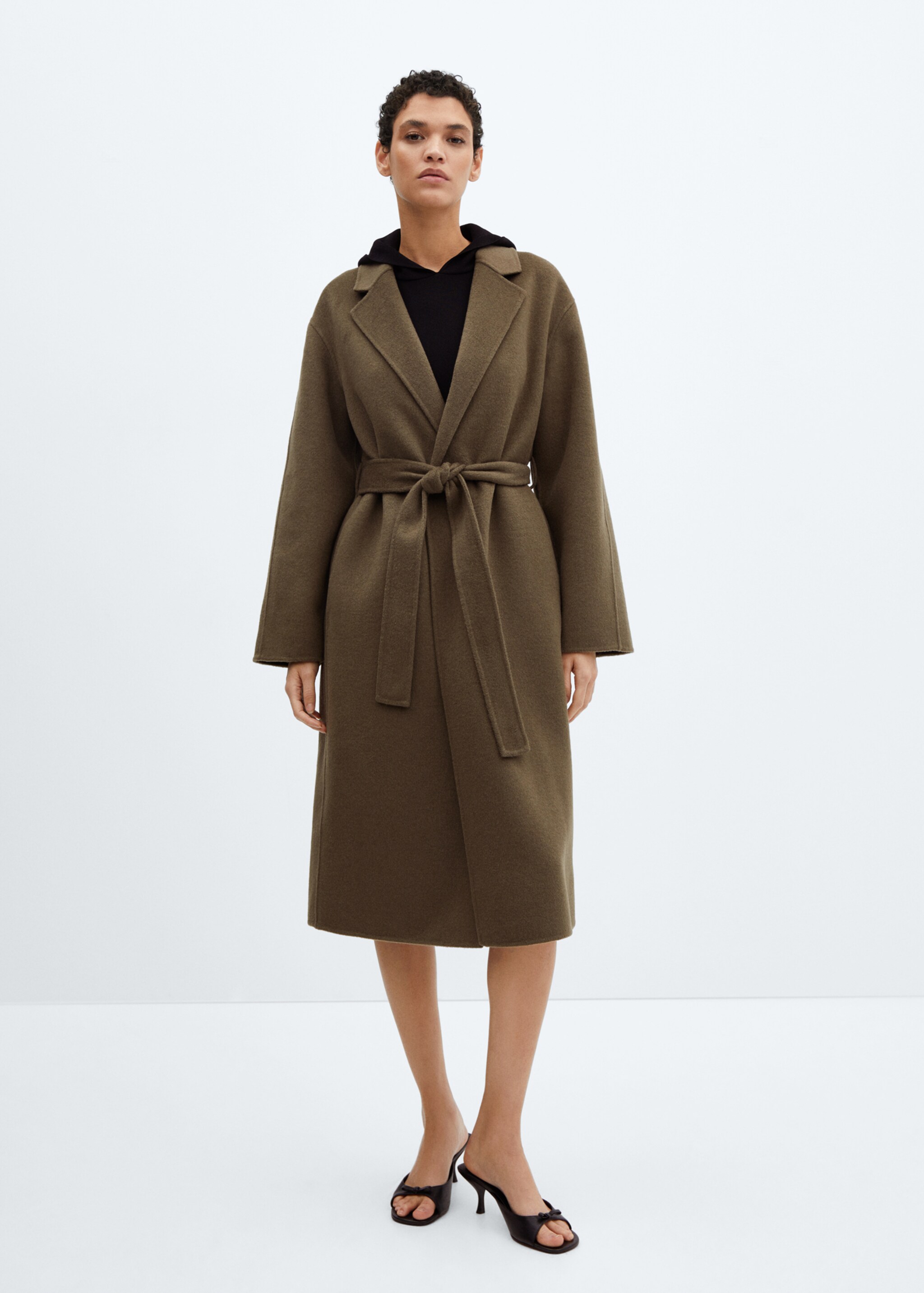 Belt handmade coat - General plane